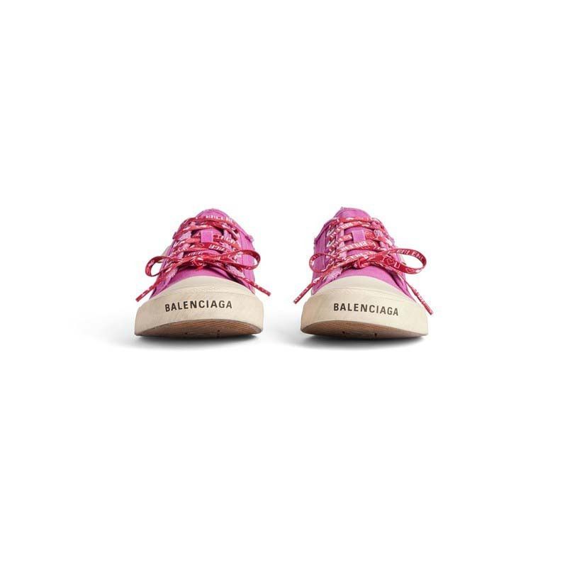 Balenciaga o1s1rm0525 Paris Mules in Pink/Beige Size US 8 / IT 38 - 3 Thumbnail