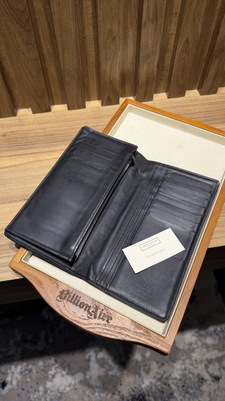 Louis Vuitton LOUIS VUITTON Damier Infini Portefeiulle Brazza Long Wallet Size ONE SIZE - 4 Thumbnail