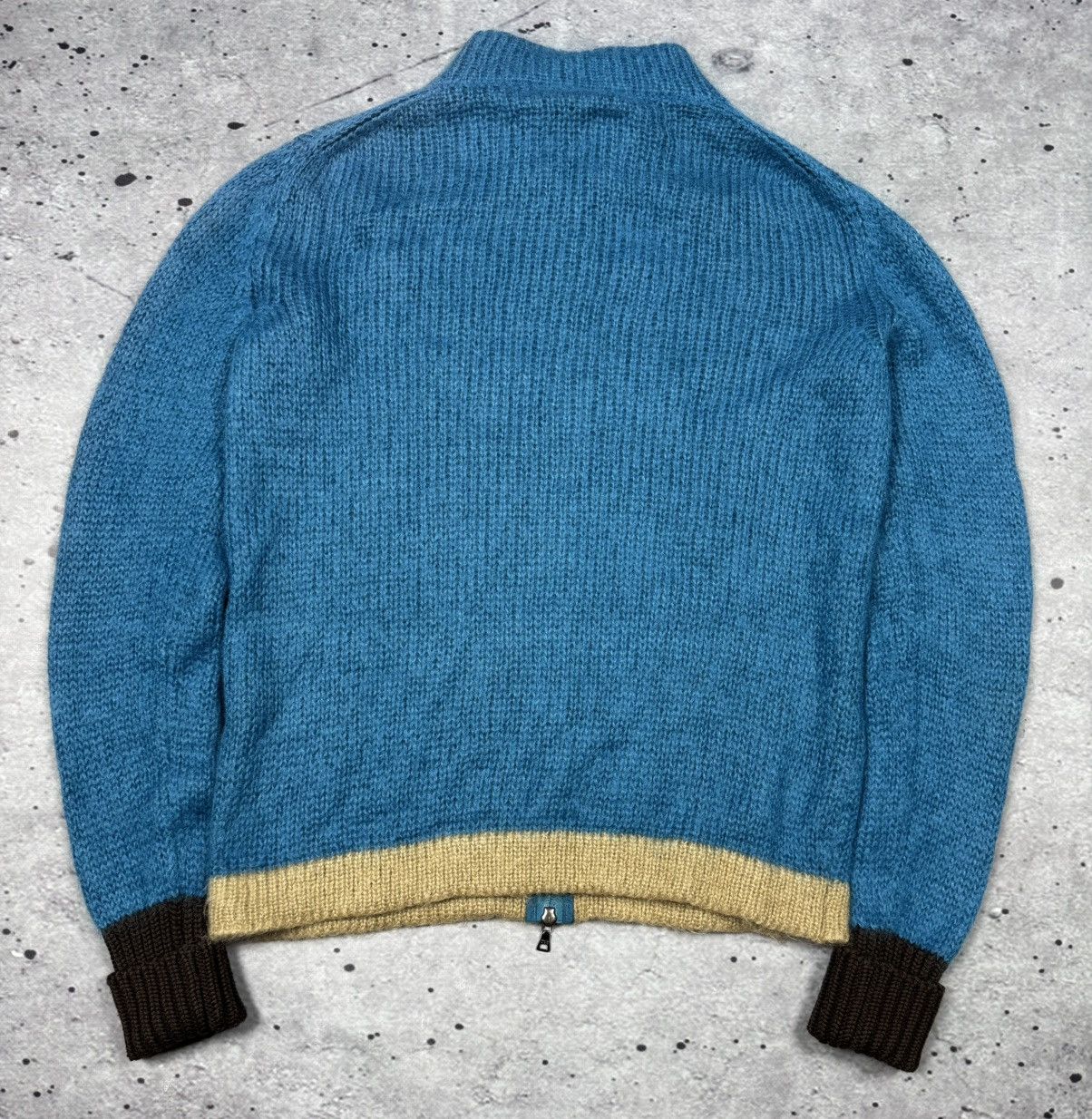 Prada Archive Prada Mohair Zip Sweater Size US L / EU 52-54 / 3 - 2 Thumbnail