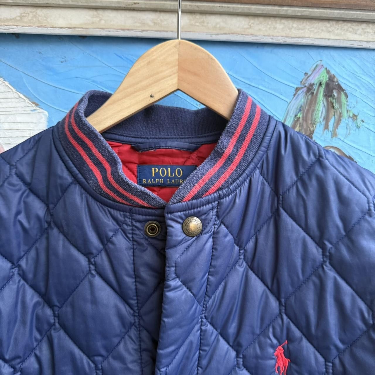 Polo Ralph Lauren Ralph Lauren Polo Quillted Jacket Navy Preppy Size US S / EU 44-46 / 1 - 6 Thumbnail