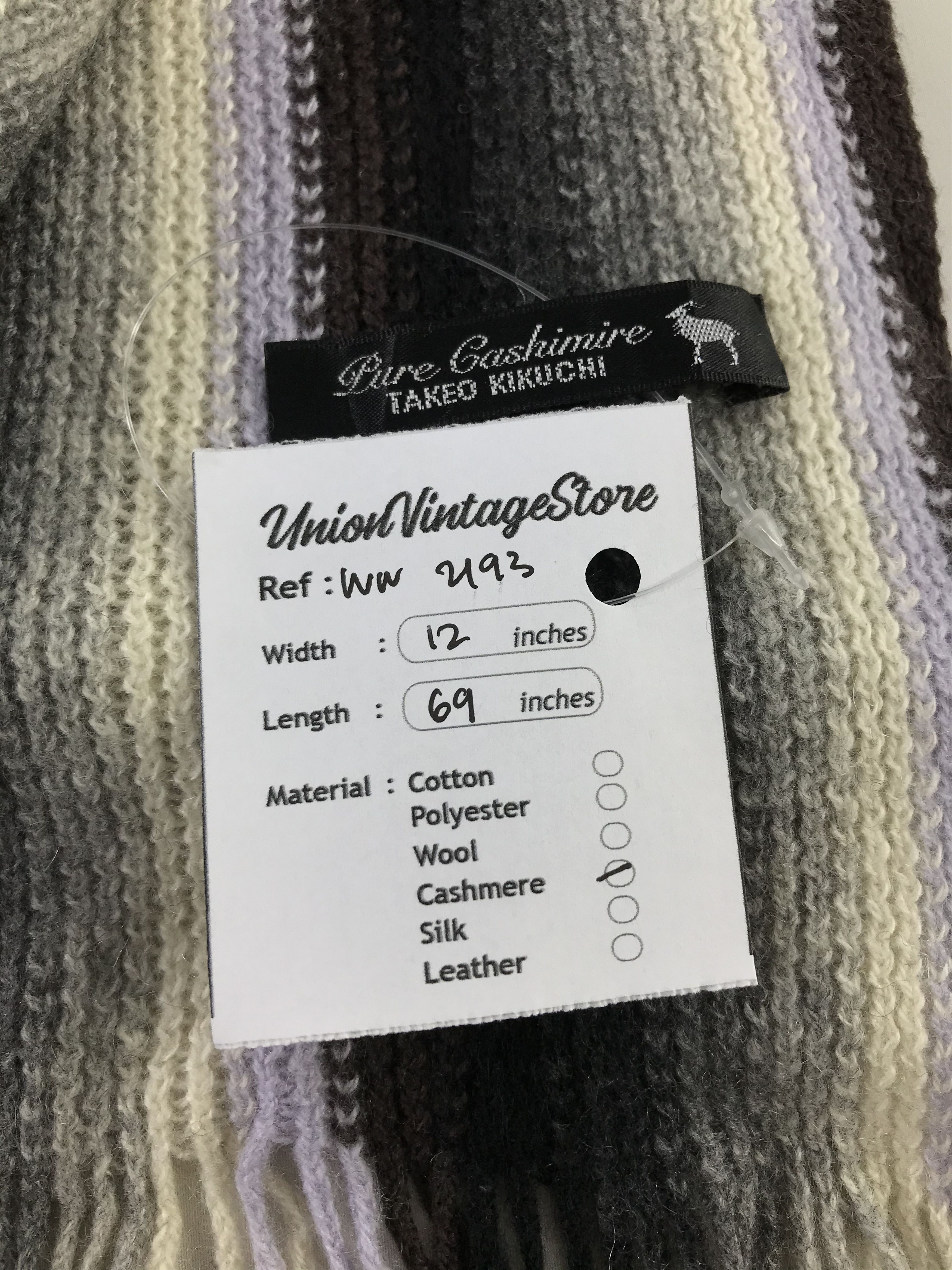 Takeo Kikuchi Takeo Kikuchi Scarf / Muffler / Neckwear - WW2193 Size ONE SIZE - 4 Thumbnail