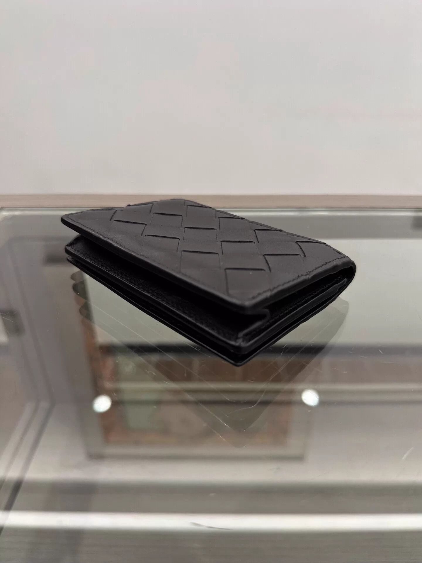 Bottega Veneta BV Intrecciato Black Wallet 8cm New Size ONE SIZE - 5 Thumbnail