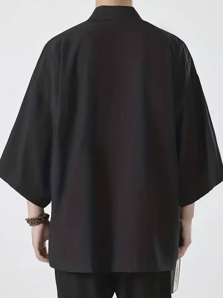 Japanese Brand × Vintage men's summer kimono shirt Size US XL / EU 56 / 4 - 3 Thumbnail