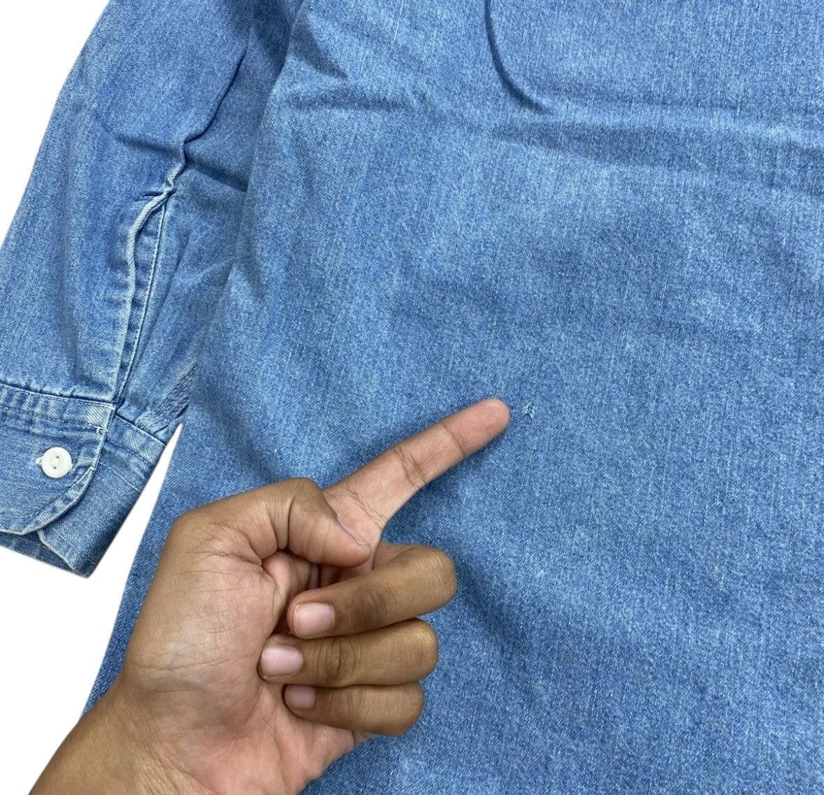 Sugar Cane 1990s VINTAGE Sugar Cane Denim Jacket DOUBLE POCKET Size US L / EU 52-54 / 3 - 6 Thumbnail