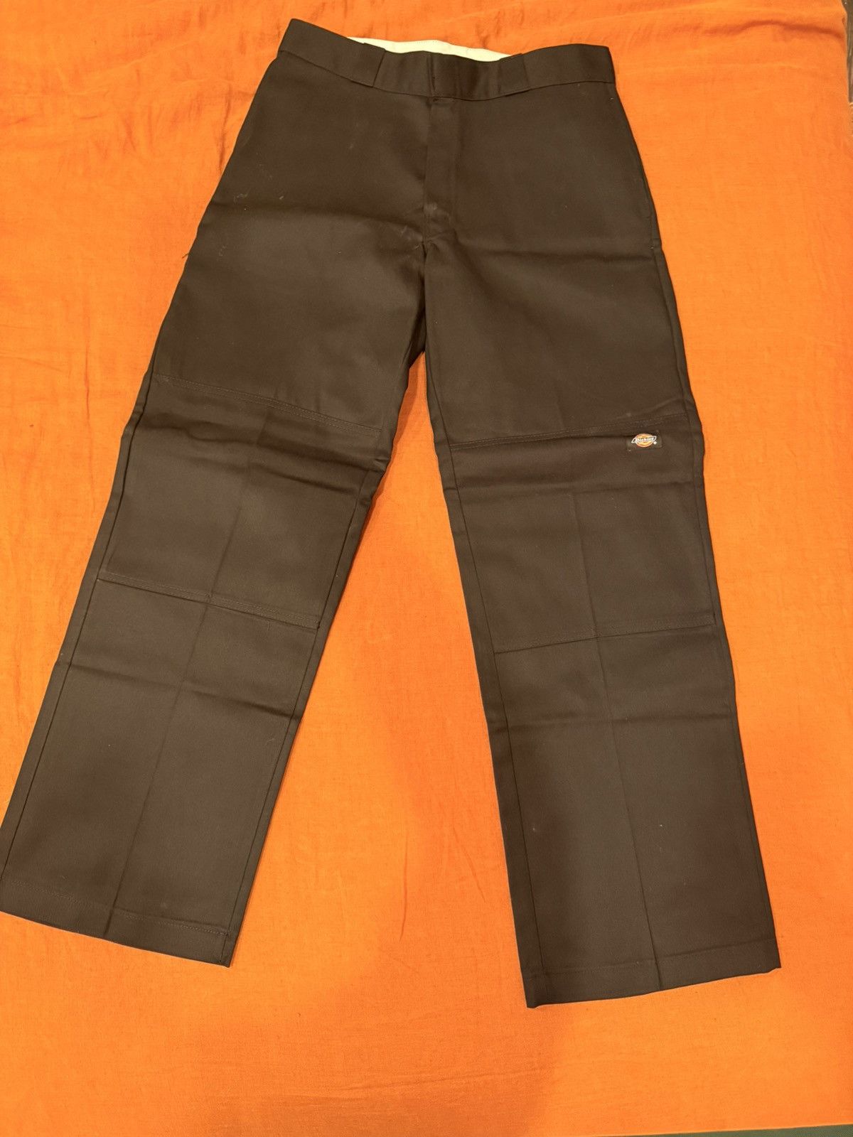 Dickies Dickies Double Knee Loose Fit Black Pants 32x32 | Y2K Work Size US 32 / EU 48 - 3 Thumbnail