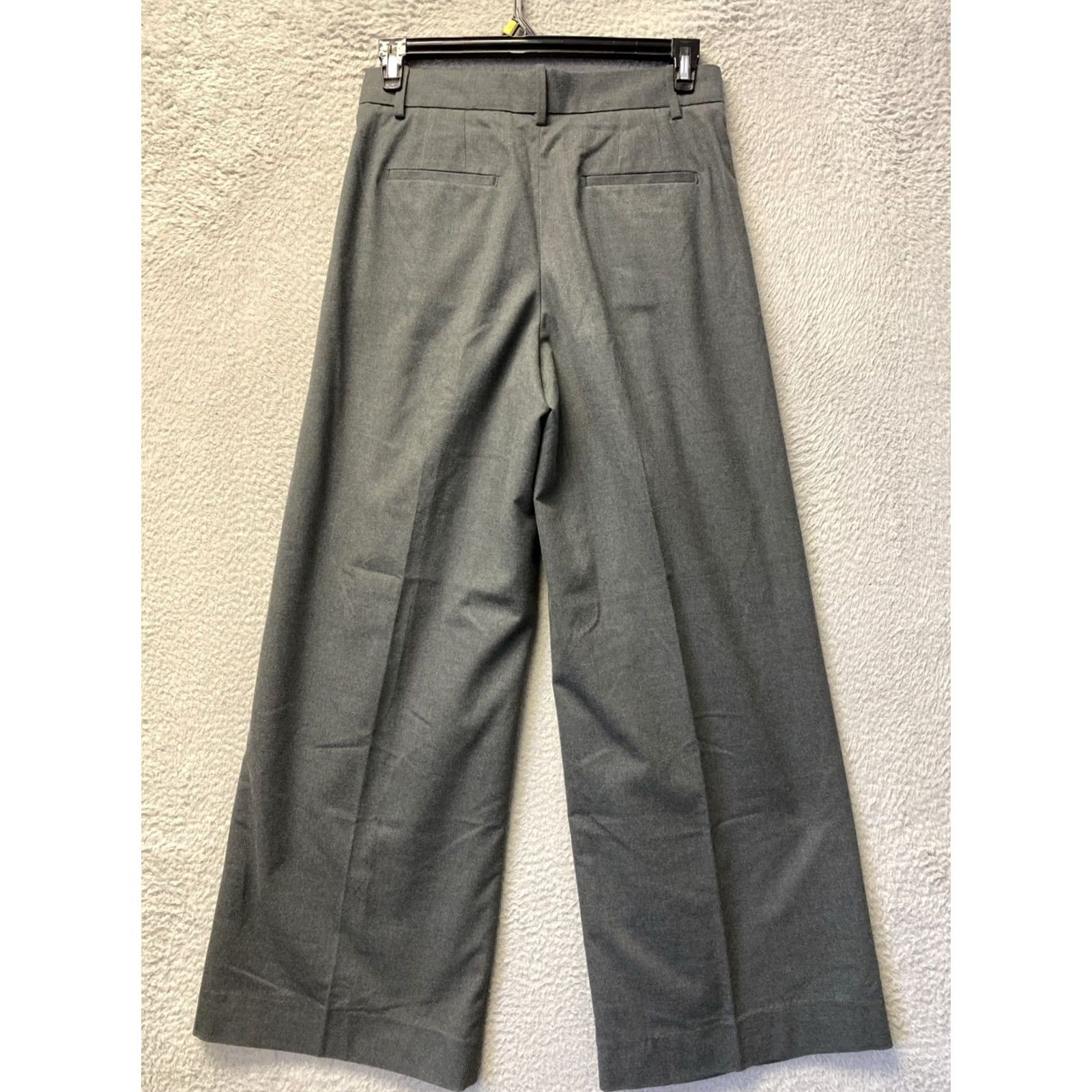 Banana Republic Banana Republic Pants Womens Size 6 Gray Wide-Leg Pleated Dress Pants Women 6 Gray Wide-Leg Vintage: No Size 28" / US 6 / IT 42 - 7 Thumbnail