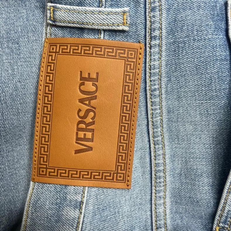 Versace Versace Medusa embroidered men's jeans Size US 31 - 6 Thumbnail