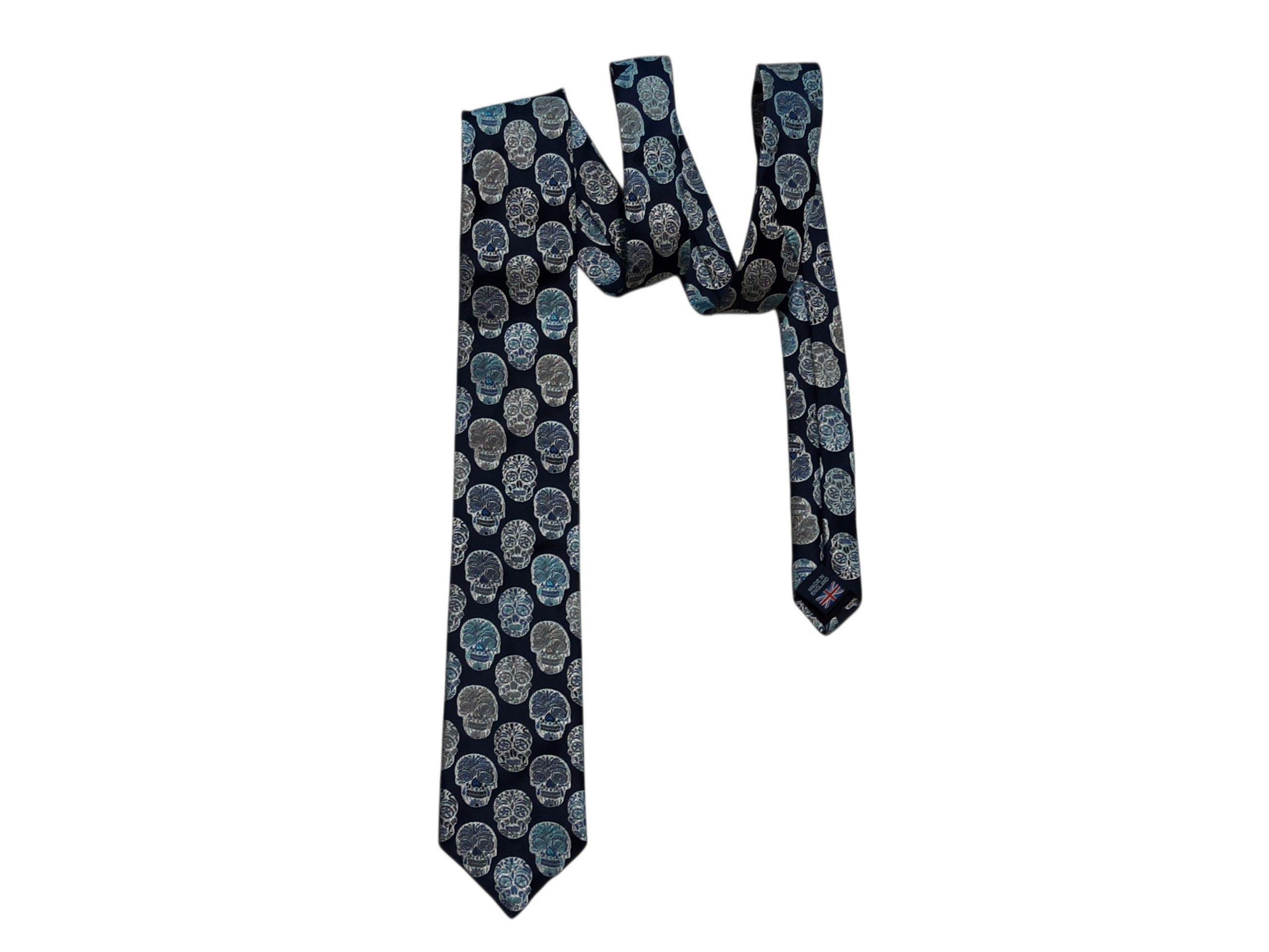 Other Van Buck Platinum Silk Skull Tie Limited Edition 1/100 Size ONE SIZE - 1 Thumbnail