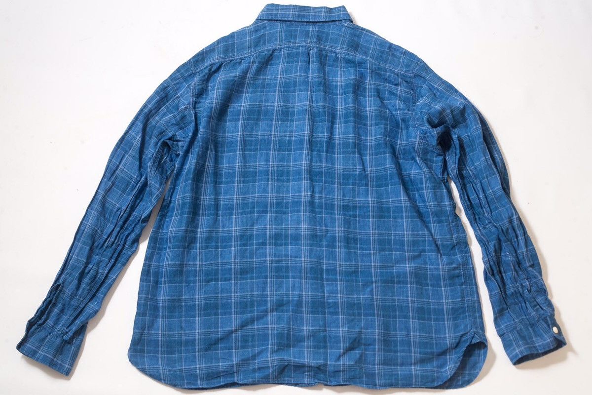 Polo Ralph Lauren Polo Ralph Lauren Classic Fit Indigo Linen Shirt Size US XXL / EU 58 / 5 - 14 Thumbnail