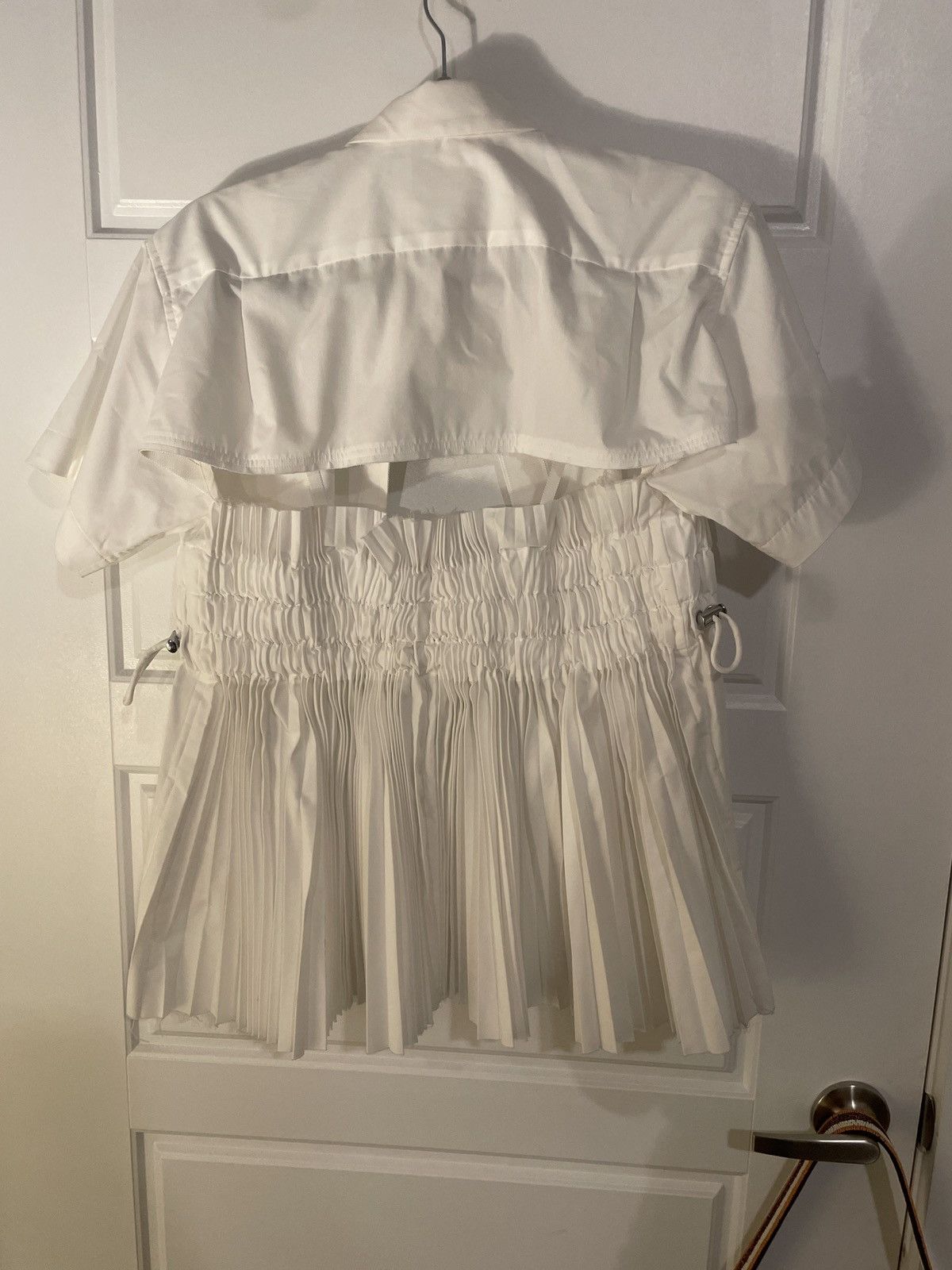 Sacai White Sacai Blouse Size XXS / US 00 / IT 34 - 2 Thumbnail