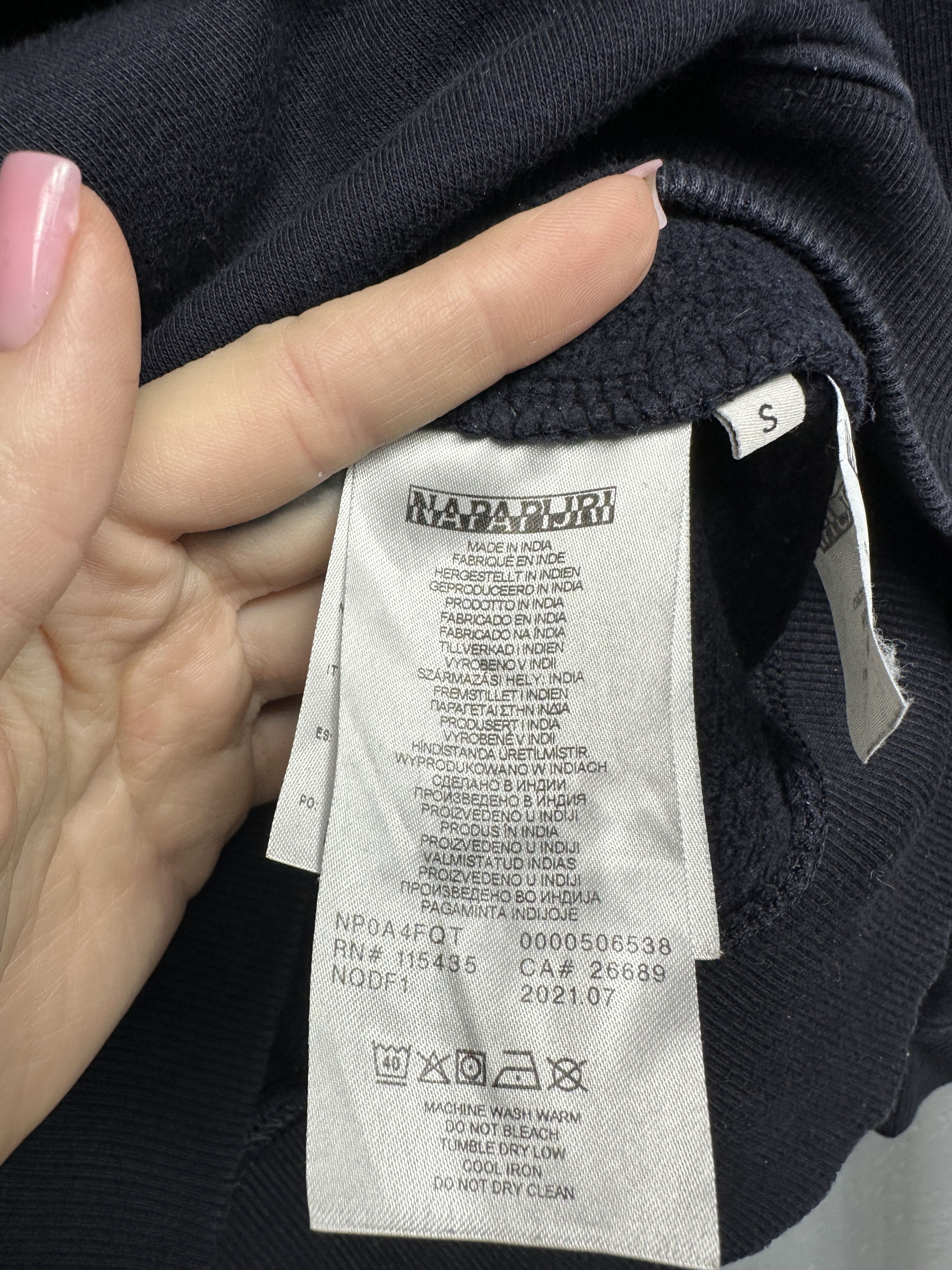 Napapijri Napapijri Mens Big Logo Hoodie Size US S / EU 44-46 / 1 - 4 Thumbnail