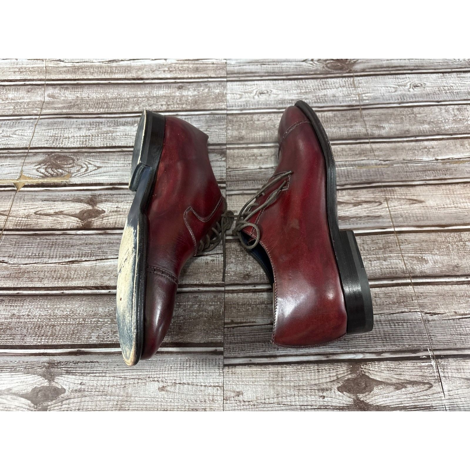 Other Stefano Branchini Oxford Dress Shoes size 7 color red bordea Size US 7 / EU 40 - 5 Thumbnail