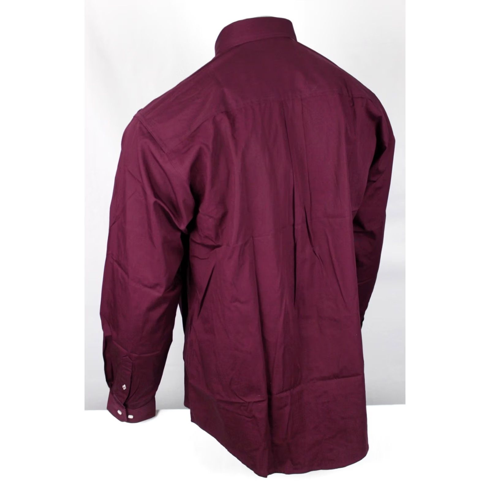 Vintage Cinch Men's Western Button Shirt Solid Long Sleeve M Medium Burgundy MTW1104239 Size US M / EU 48-50 / 2 - 4 Thumbnail