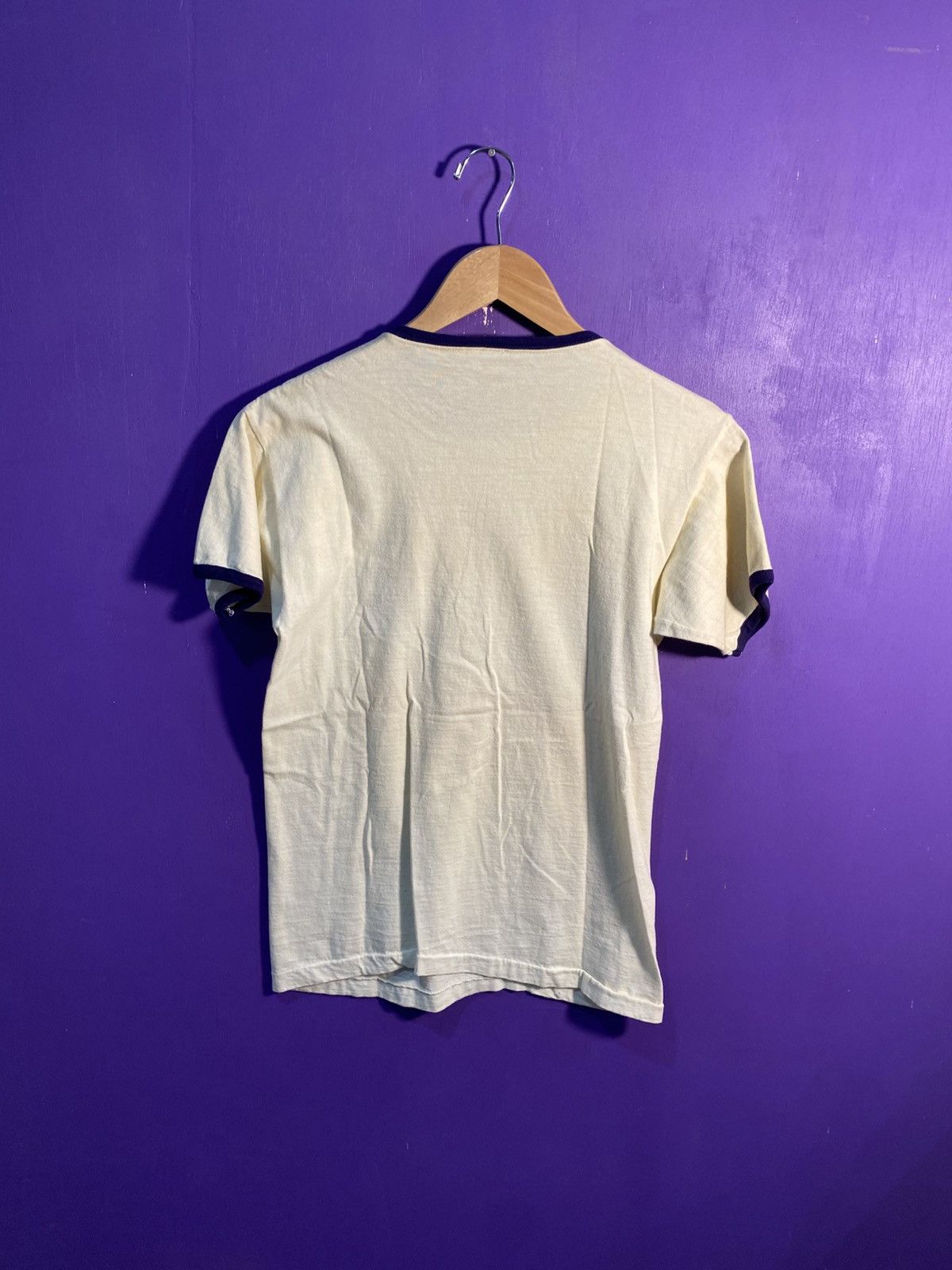 Champion Vintage 70s Champion Notre dame ringer tee Size US M / EU 48-50 / 2 - 2 Thumbnail