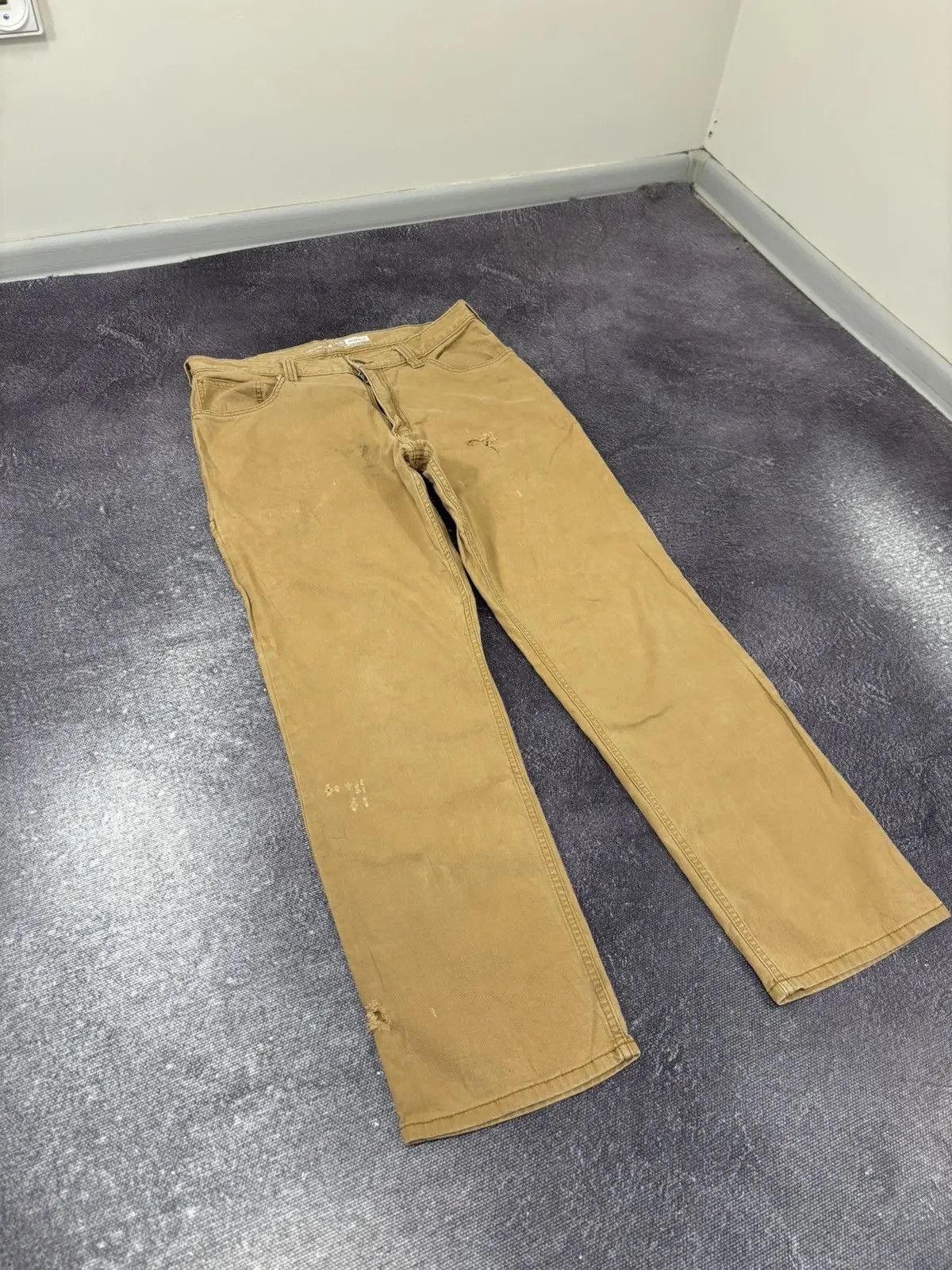 Carhartt × Vintage Vintage Carhartt Y2K Rugged Flex Relaxed Fit Pants Jeans Size US 34 / EU 50 - 7 Thumbnail
