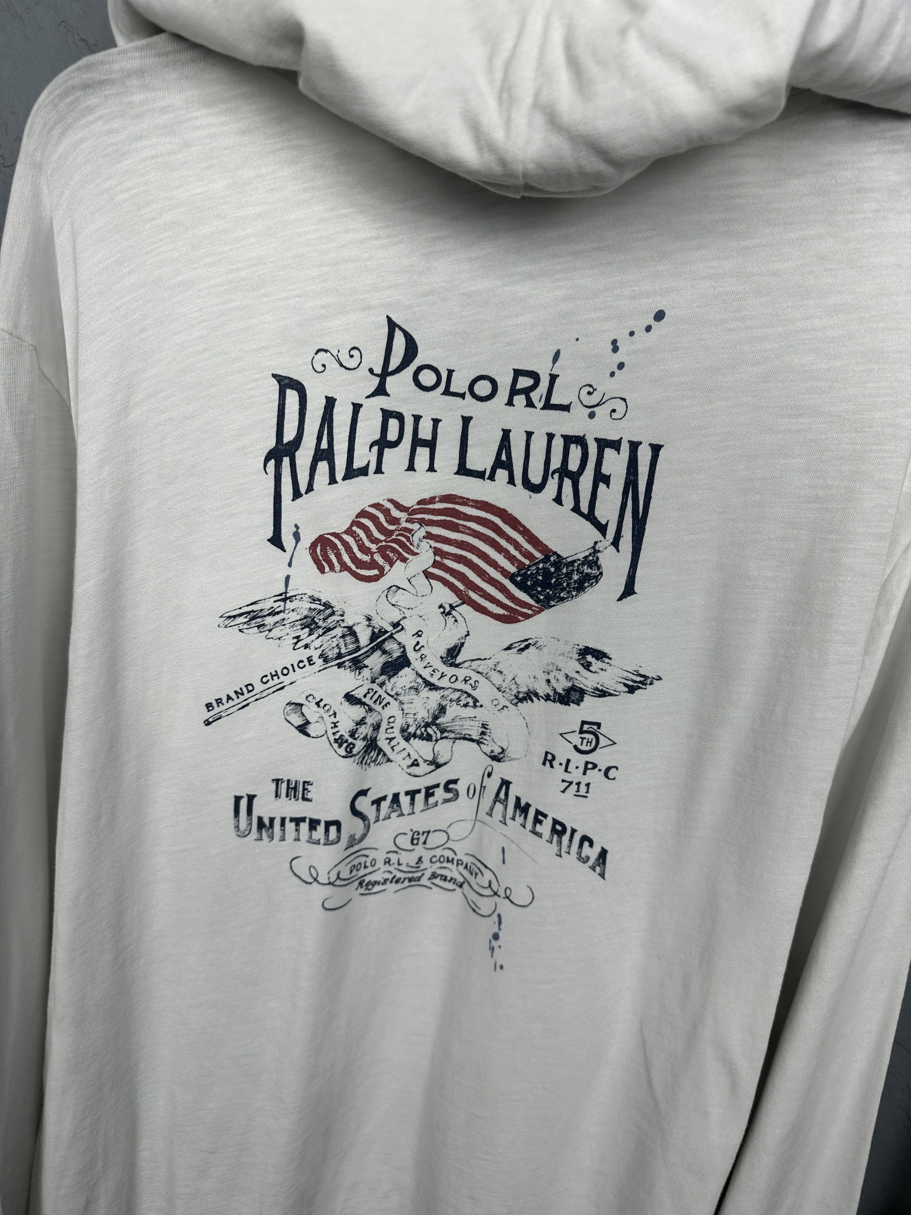 Polo Ralph Lauren Polo Ralph Lauren Mens Big Logo Thin Hoodie Size US L / EU 52-54 / 3 - 2 Thumbnail