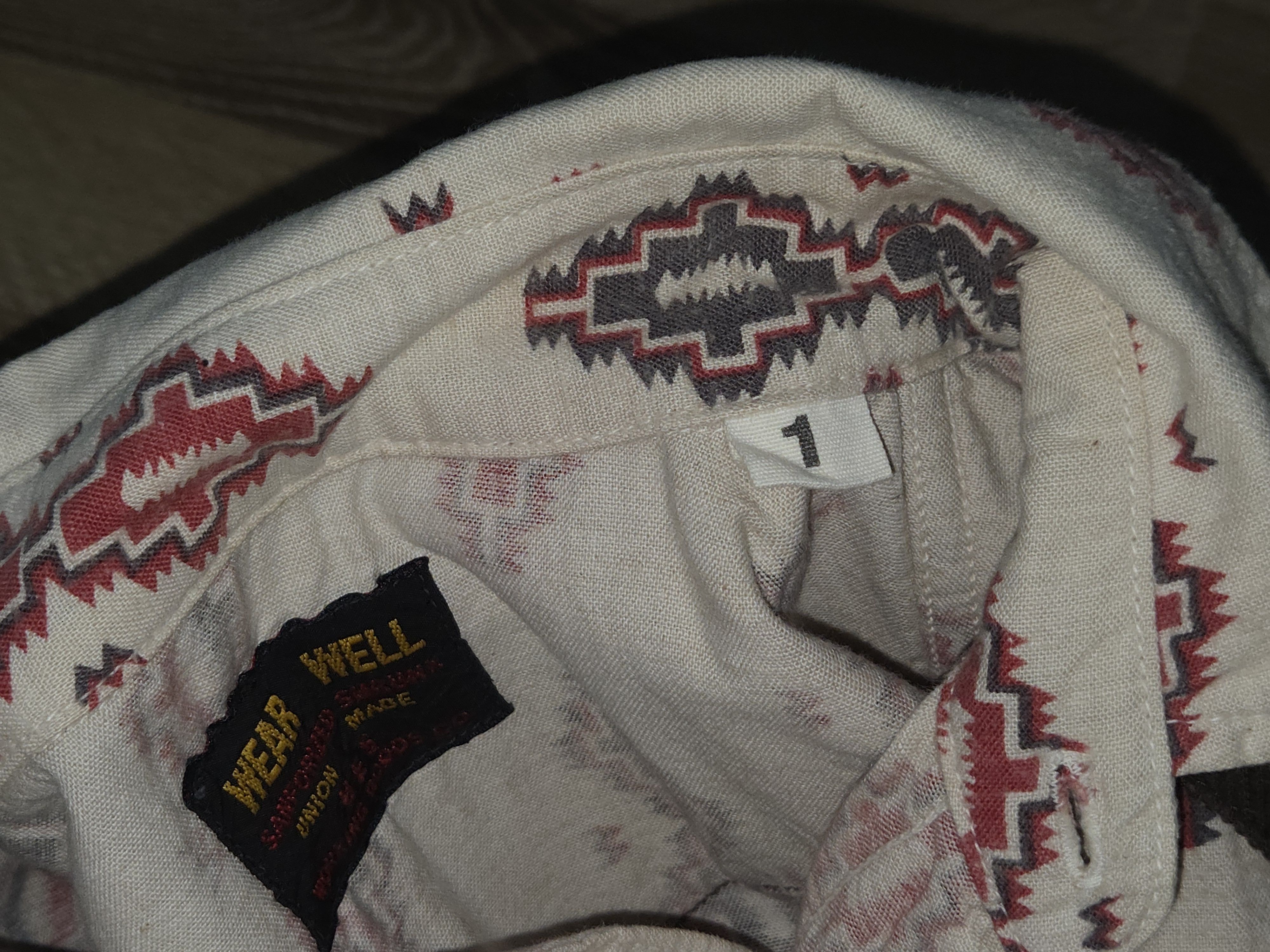 Japanese Brand Vintage UES Work Wear Sanforized Union Made Western Shirt Size US S / EU 44-46 / 1 - 7 Thumbnail