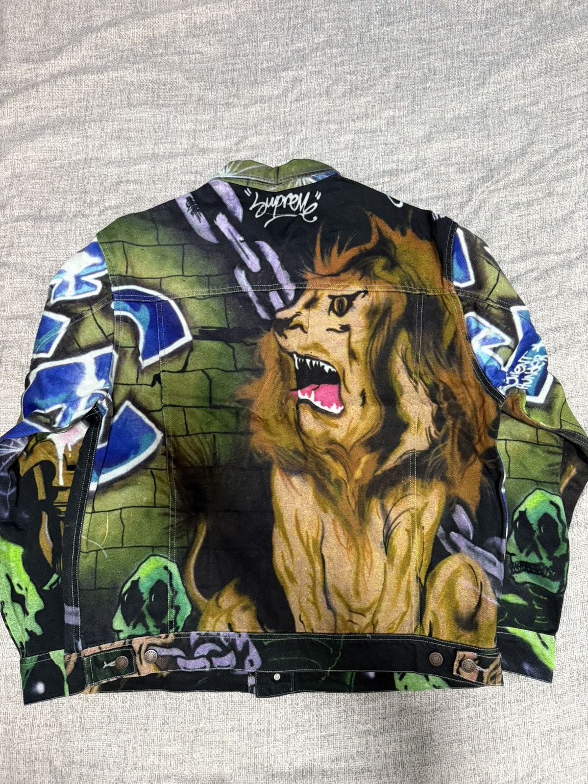 Supreme Supreme lion's Den denim Trucker work Jacket Size US L / EU 52-54 / 3 - 2 Thumbnail