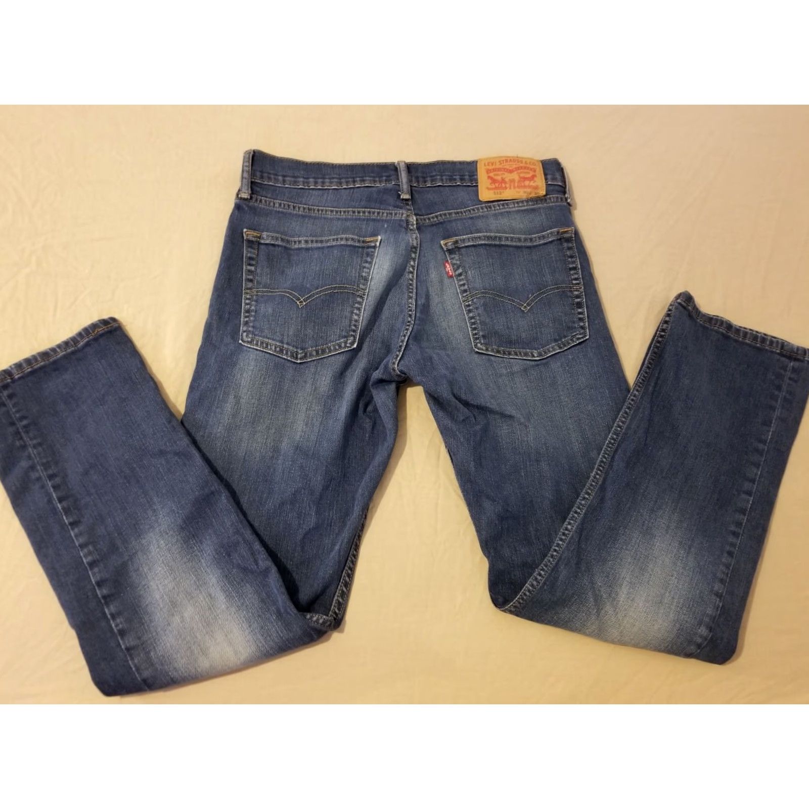 Levi's Levi's Jeans 513 Slim Straight Cotton Denim Pants Stretch 30x30 Blue Mens Regular Size US 30 / EU 46 - 2 Thumbnail