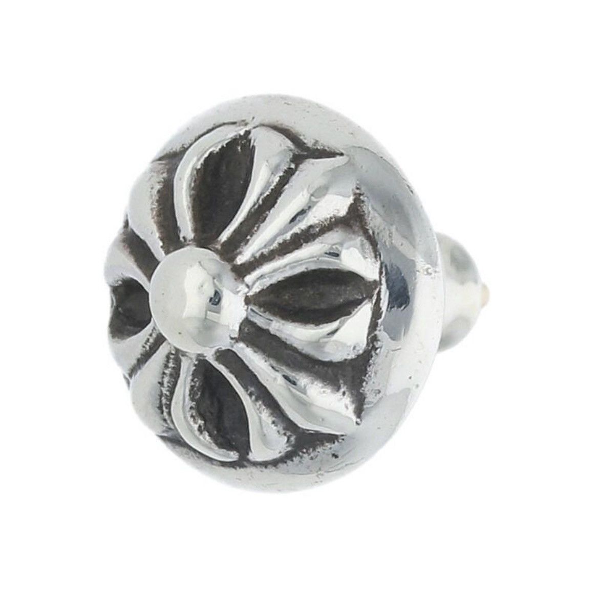 Chrome Hearts Chrome hearts stud cross balll earring Size ONE SIZE - 1 Thumbnail