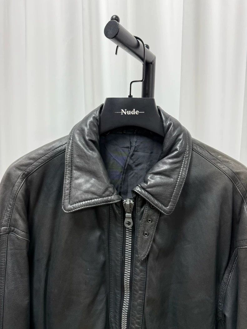 Issey Miyake Issey miyake Pen period filled leather garment jacket Size US M / EU 48-50 / 2 - 3 Thumbnail