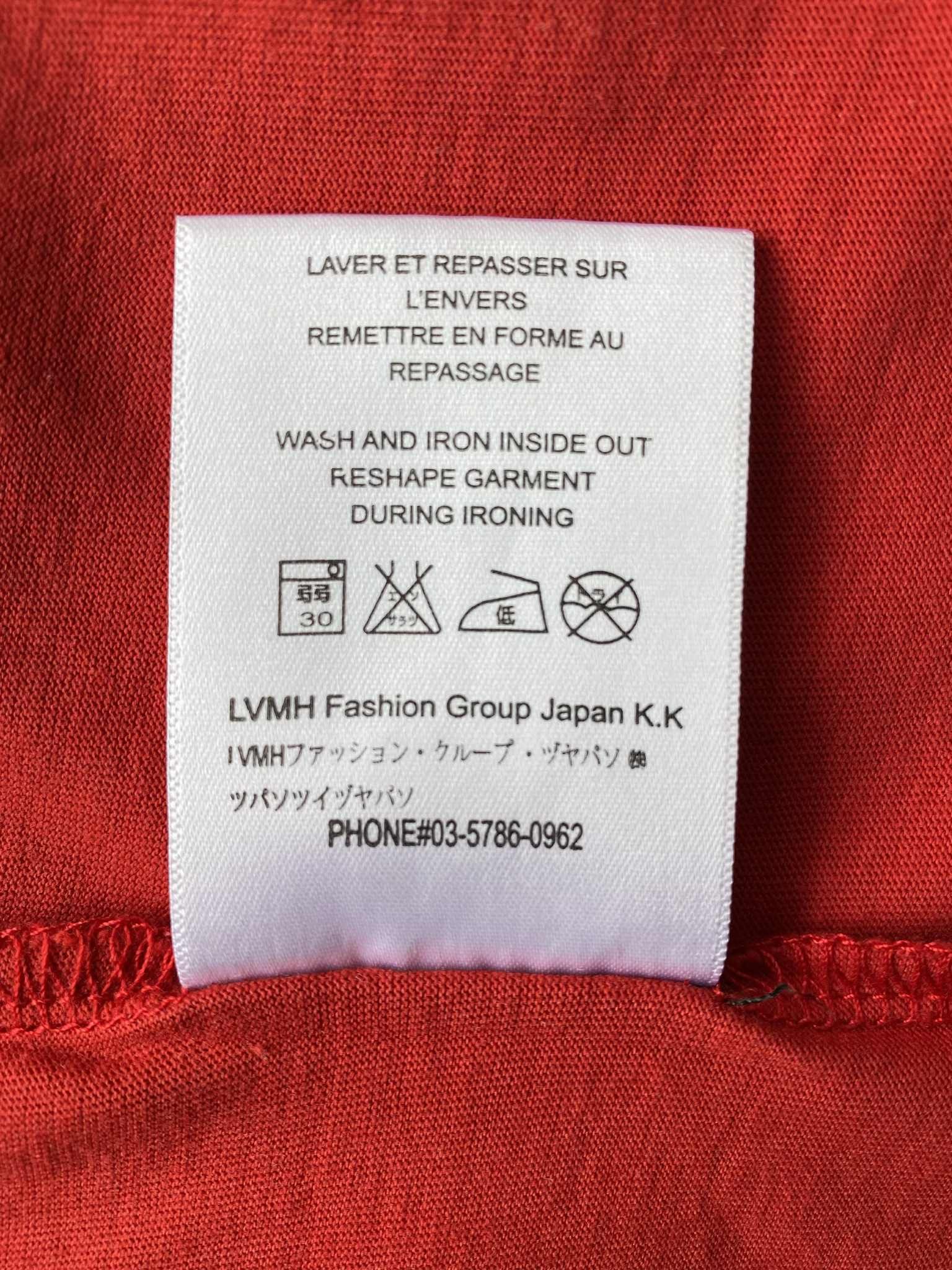 Givenchy Givenchy Paris Red Tee Embroidery Colorful Logo Size US S / EU 44-46 / 1 - 8 Thumbnail