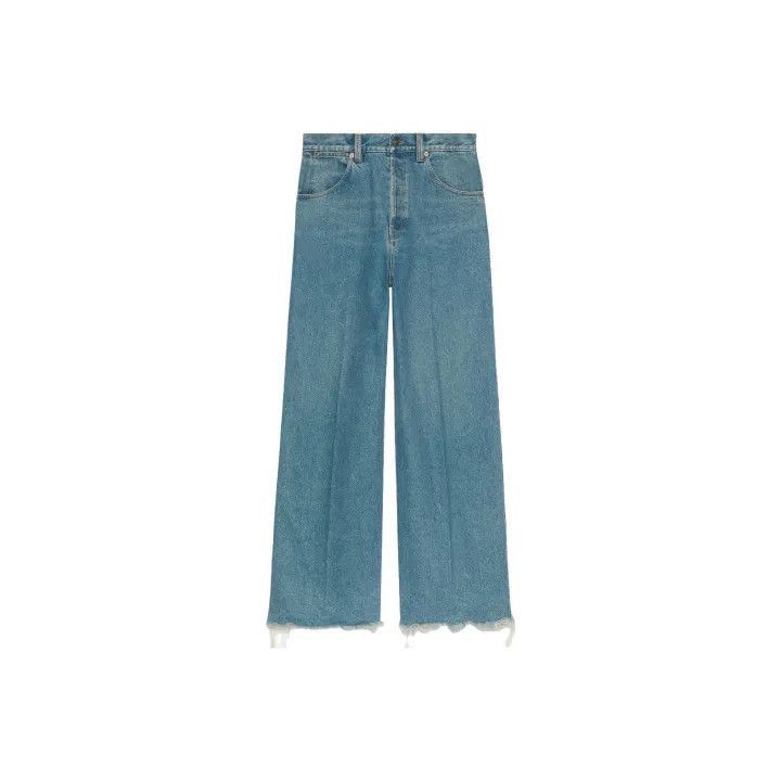 Gucci Gucci Gucci SS24 Blue Wash Straight-Leg Jeans -2506 Size US 34 / EU 50 - 1 Thumbnail