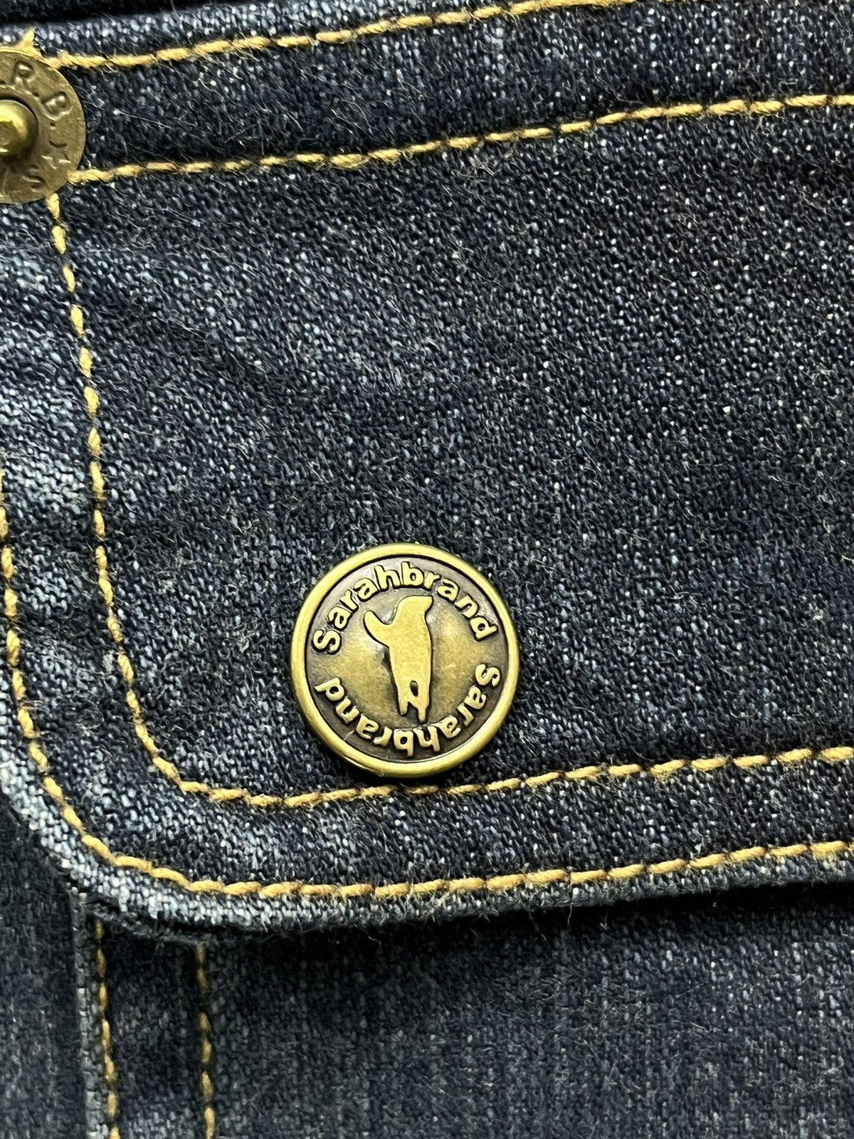 90's FLARE! SARAH NAUGHTY ANGEL Stretch Denim Multipocket