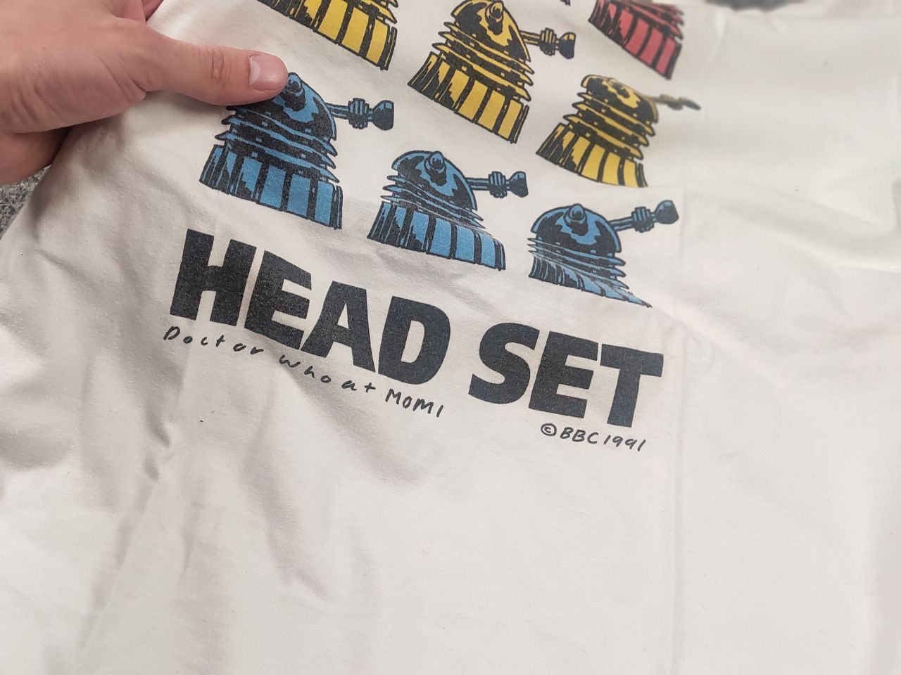 Vintage Vintage 1991's Heat Set Doctor Who at Momi Graphic Shirt Tee Size US L / EU 52-54 / 3 - 12 Thumbnail