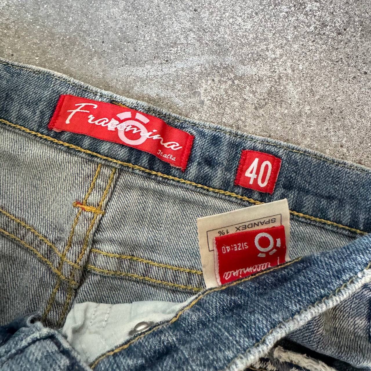 Hysteric Glamour Sexy Washed Blue Denim Mini Skirt (rick owens style) Size 30" / US 8 / IT 44 - 7 Thumbnail