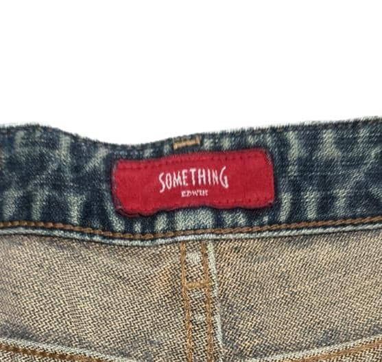 Edwin Vintage 90s Something Edwin Flare Bootcut Jeans Distressed Size US 30 / EU 46 - 10 Thumbnail