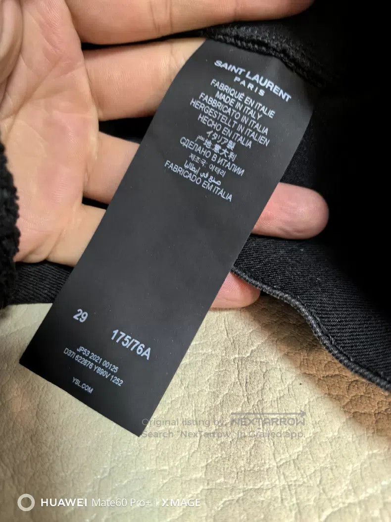 Saint Laurent Paris Saint Laurent Paris Denim pants i Size US 29 - 9 Thumbnail