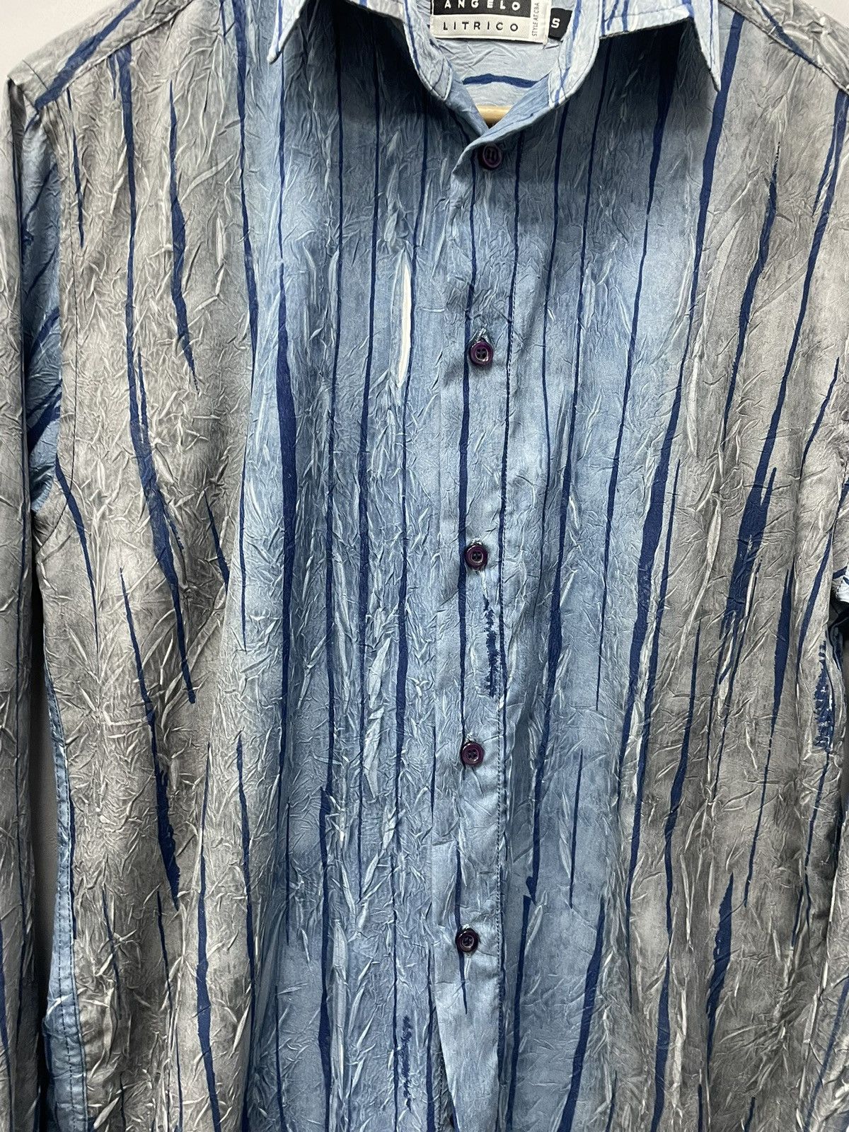 Issey Miyake × Vintage ASYMMETRIC shirt button up ISSEY STYLE JAPAN BRAND Y2K Size US S / EU 44-46 / 1 - 7 Thumbnail