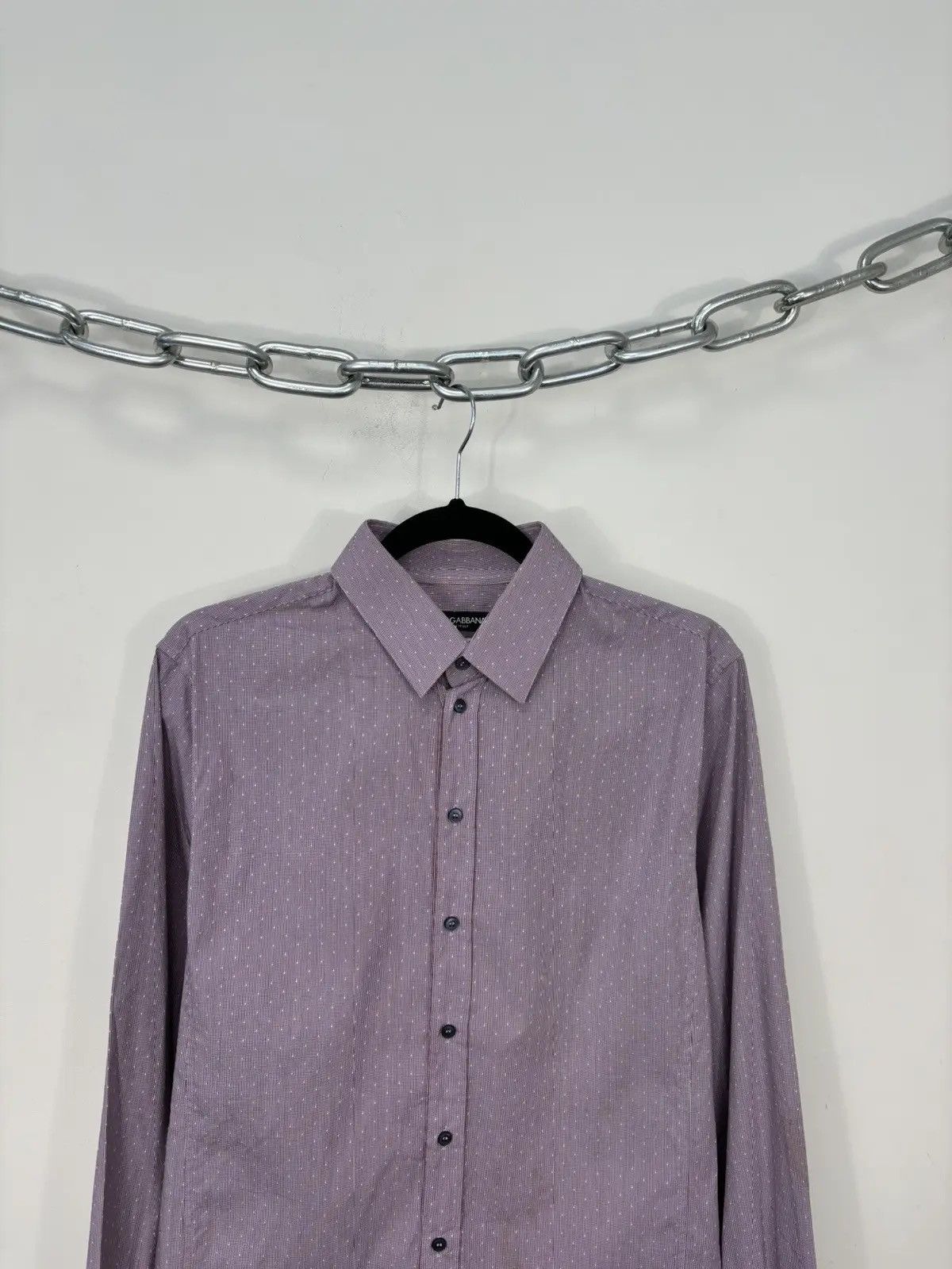 Dolce & Gabbana × Vintage Vintage Dolce & Gabbana Sicilia Dotted Button Up Shirt Size US M / EU 48-50 / 2 - 2 Thumbnail