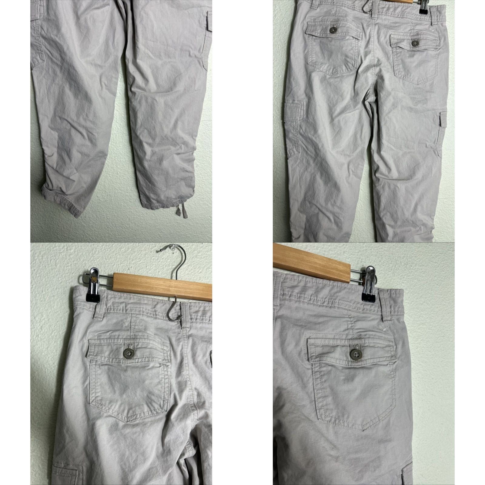 Eddie Bauer Eddie Bauer Women’s Pants Cargo Capri Beige Size 4 Cotton Size 27" / US 4 / IT 40 - 8 Thumbnail