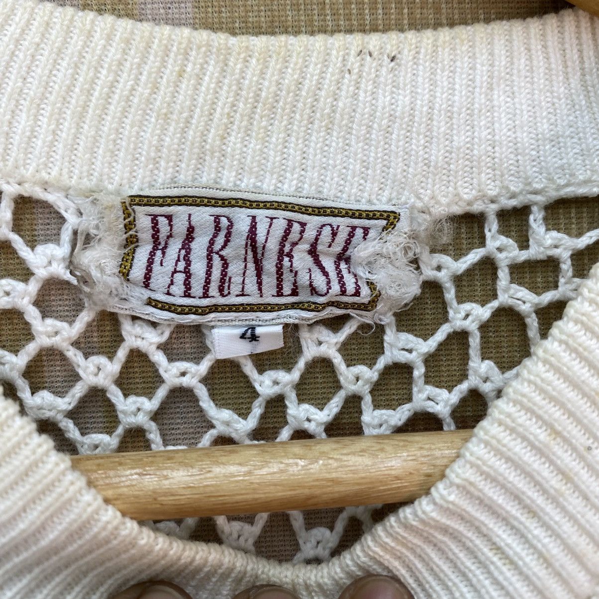 Japanese Brand 🫶 vintage Farnese Mesh Pullover Sweater Size US M / EU 48-50 / 2 - 9 Thumbnail