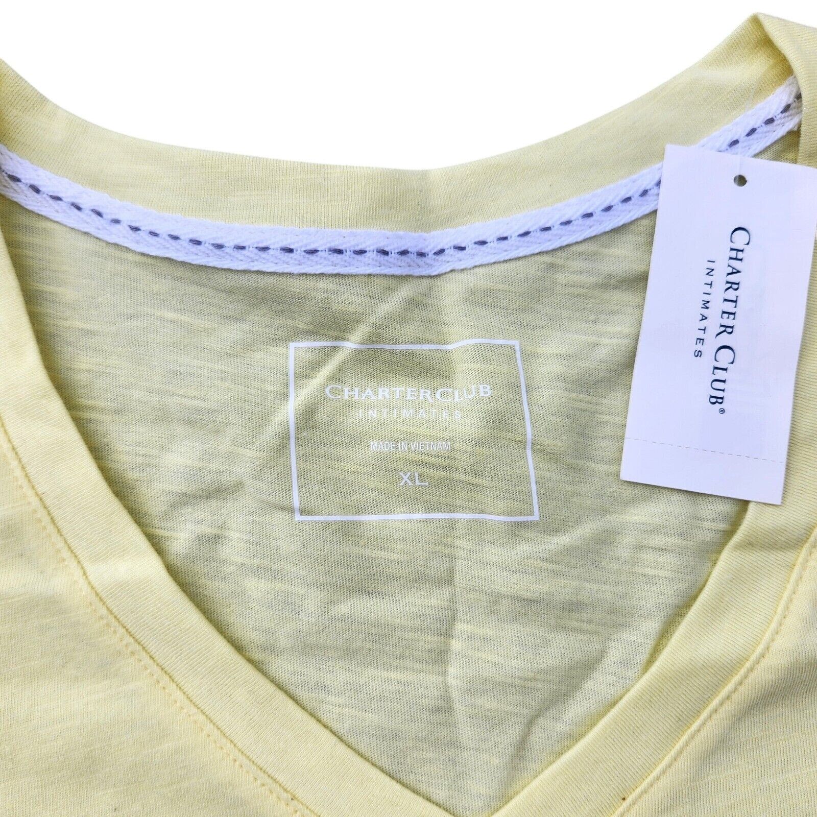 The Unbranded Brand Charter Club Women Cotton V-Neck Pajama T-Shirt Size XL Size ONE SIZE - 3 Thumbnail
