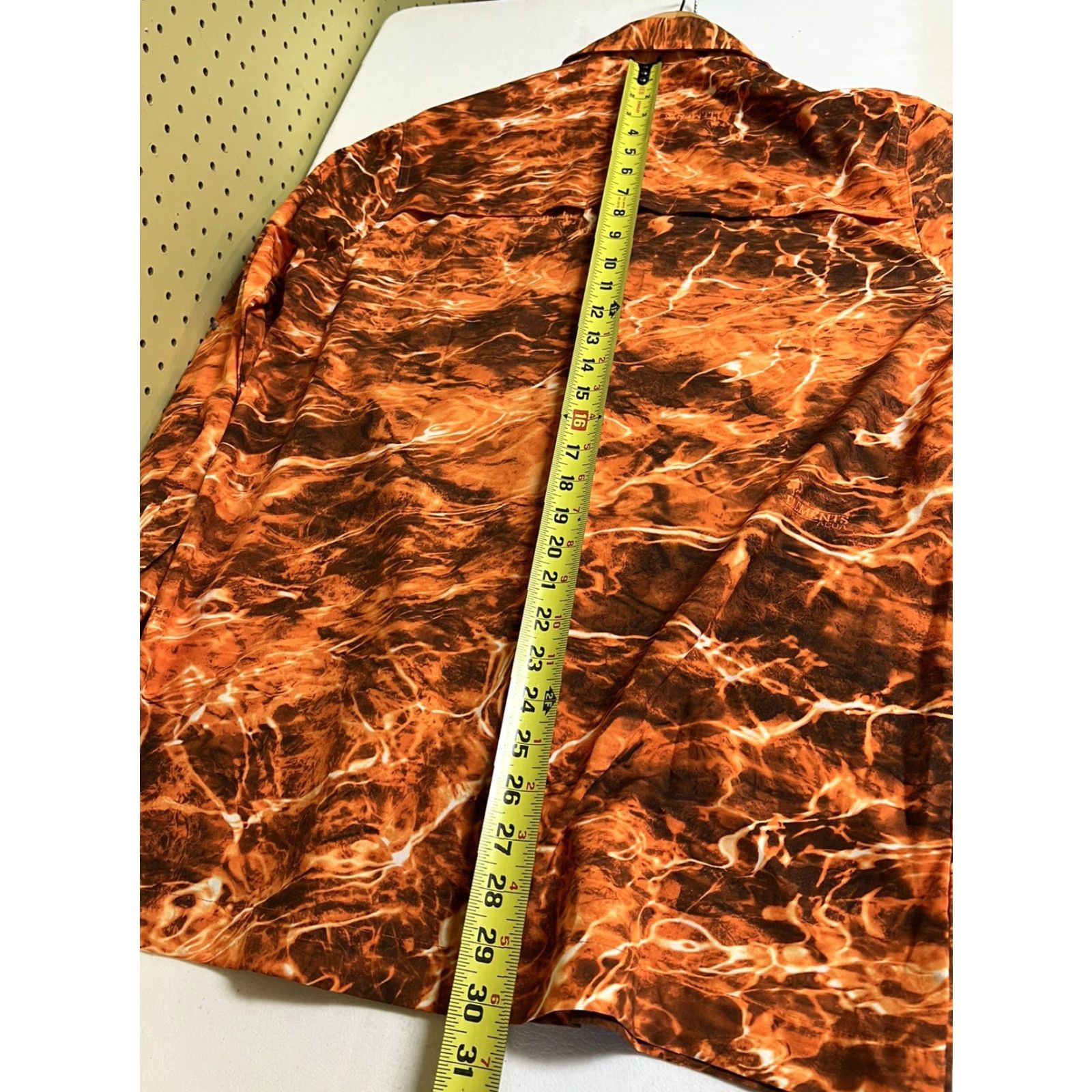 Vintage Mossy Oak Elements Fire Pattern Mens Orange Long Sleeve Shirt M Hunt Shirt Size US M / EU 48-50 / 2 - 6 Thumbnail