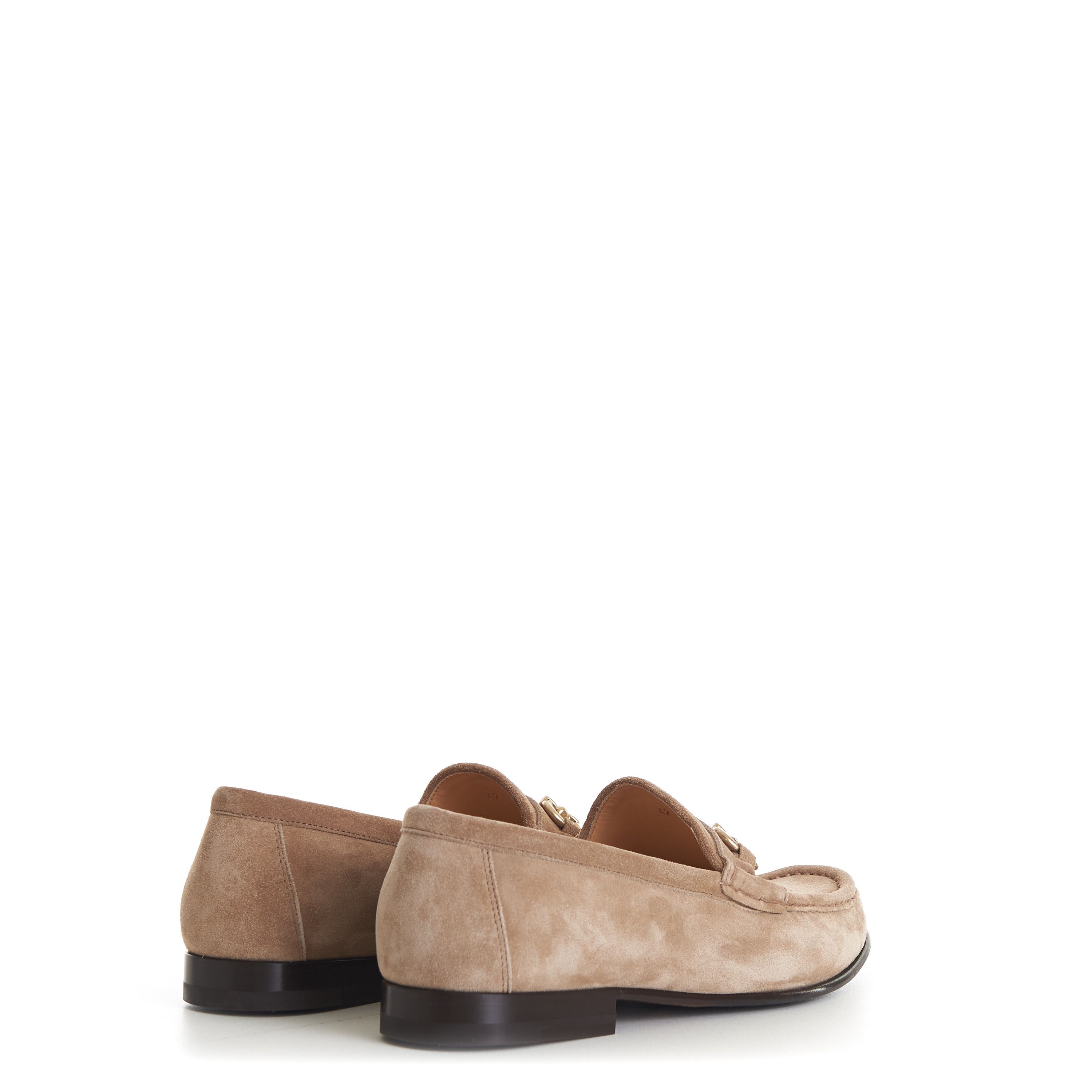 Brunello Cucinelli Brown Suede Loafers - Horse-Bit Size US 11 / EU 44 - 8 Thumbnail
