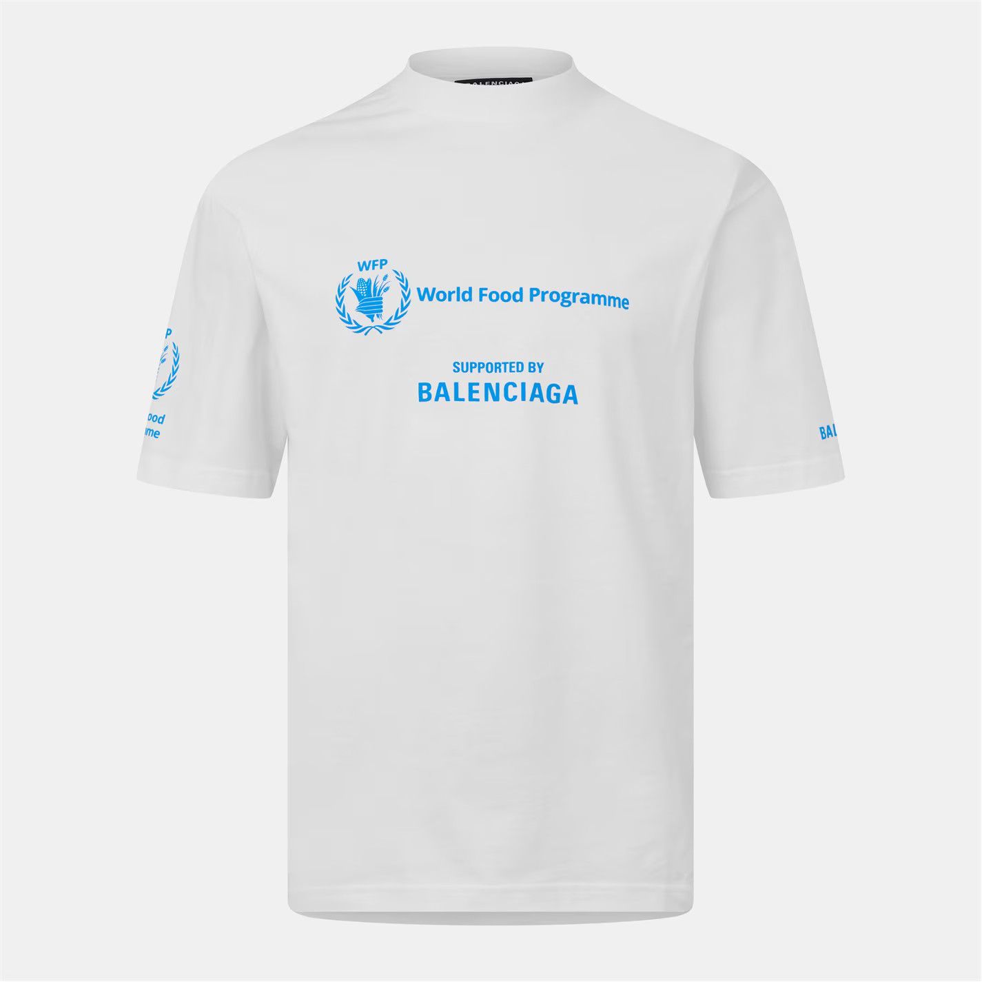 Balenciaga o1g2r1mq0226 T-Shirt In White Size US S / EU 44-46 / 1 - 1 Thumbnail