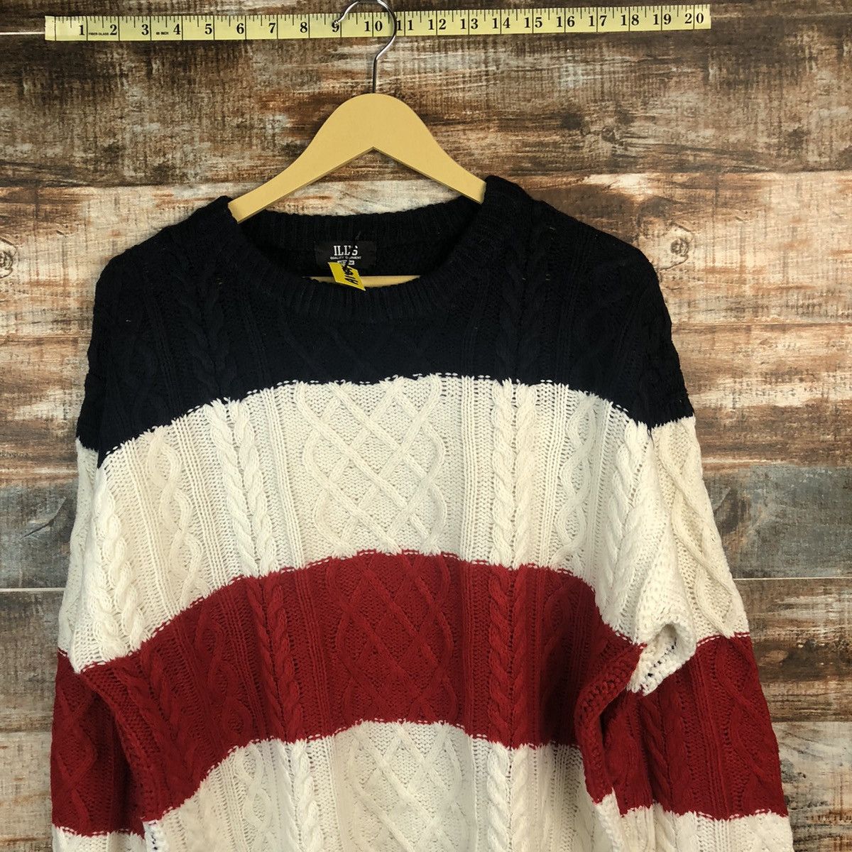 Japanese Brand Ills Stripe like kurt cobain Knitwear #A1854 Size US M / EU 48-50 / 2 - 5 Thumbnail
