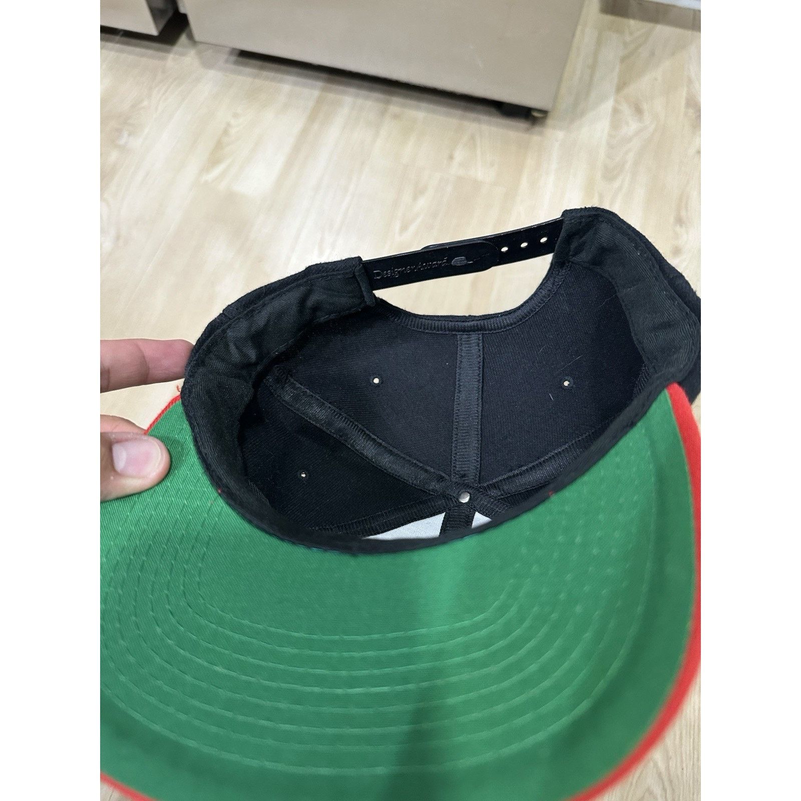 Signatures Vtg 90s Maryland Terrapins Snapback Hat Signatures Black Red Size ONE SIZE - 6 Thumbnail