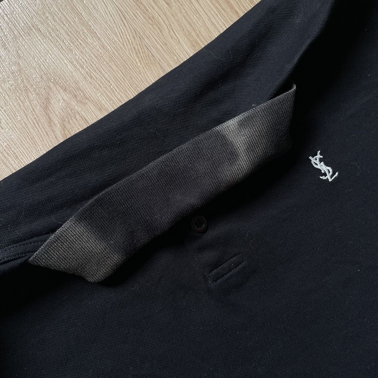 Yves Saint Laurent VINTAGE YSL TRICOTS POUR HOMME MADE ITALY POLO Size US S / EU 44-46 / 1 - 6 Thumbnail