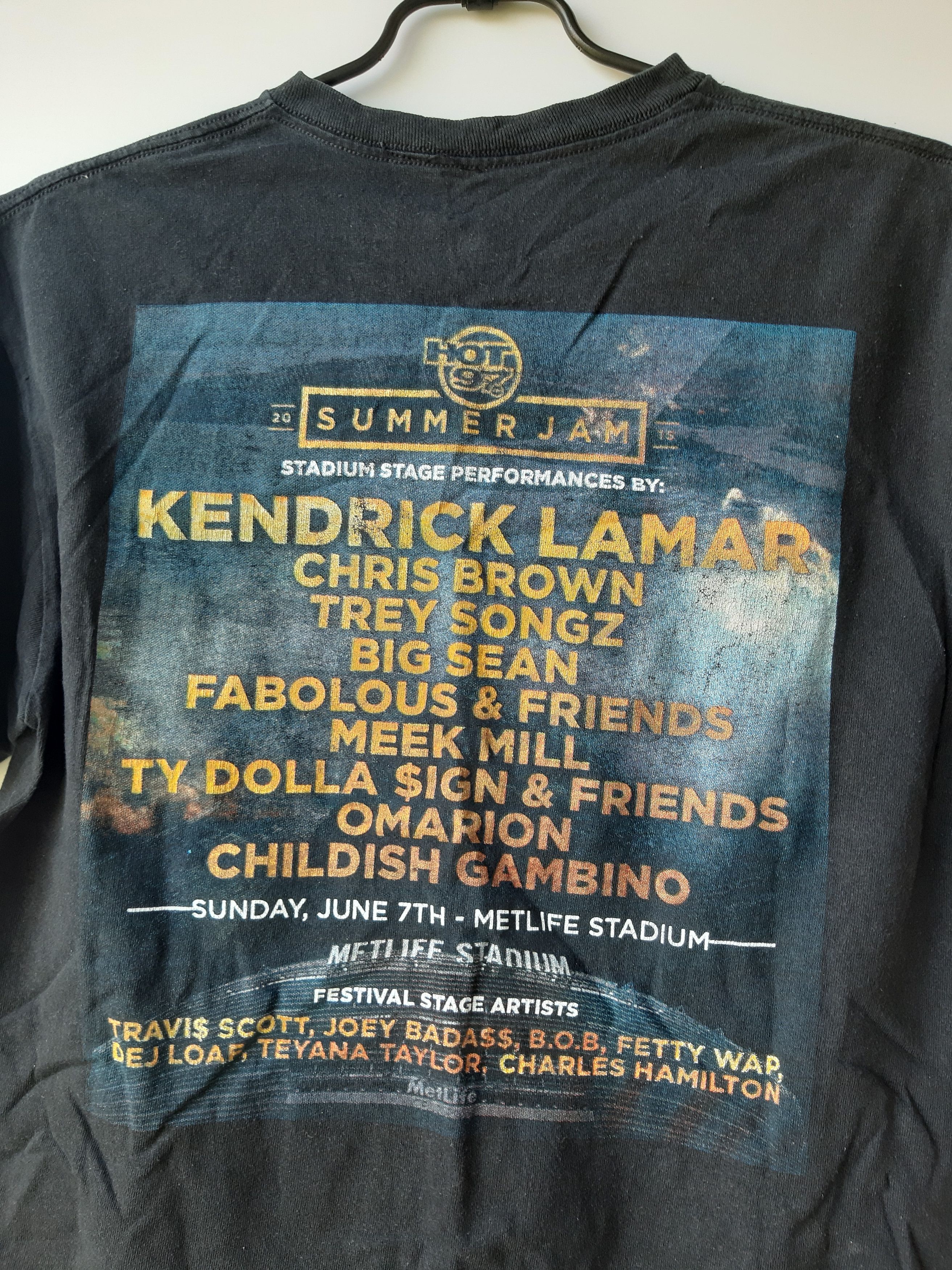 Band Tees × Rap Tees × Vintage Hot 97 Summer Jam 2015 Hip-Hap Rap Concert T-Shirt Size US M / EU 48-50 / 2 - 8 Thumbnail