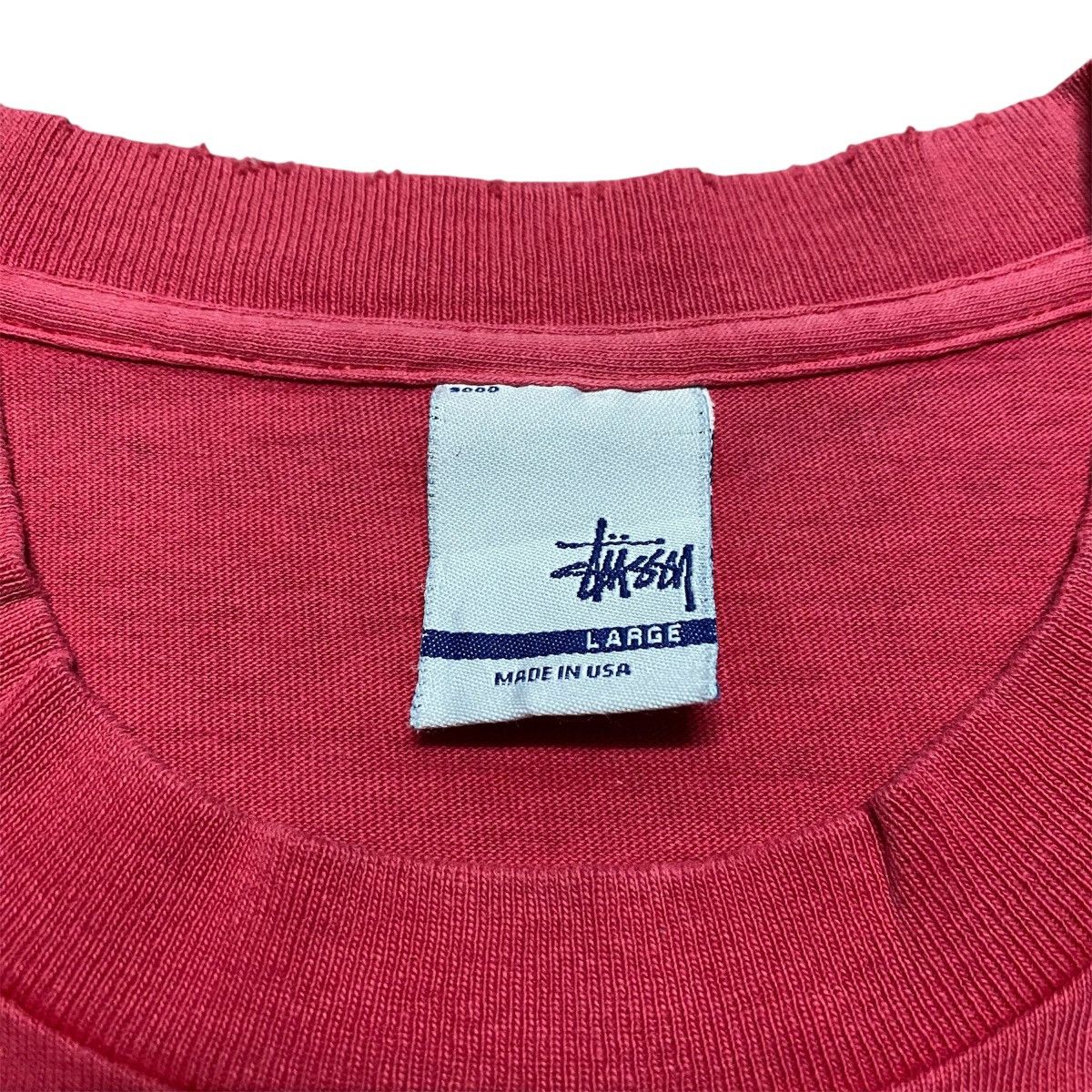 Stussy Rare‼️🔥Vintage Stussy NYLTLA Big SpellOut Distress T-Shirt Size US M / EU 48-50 / 2 - 5 Thumbnail