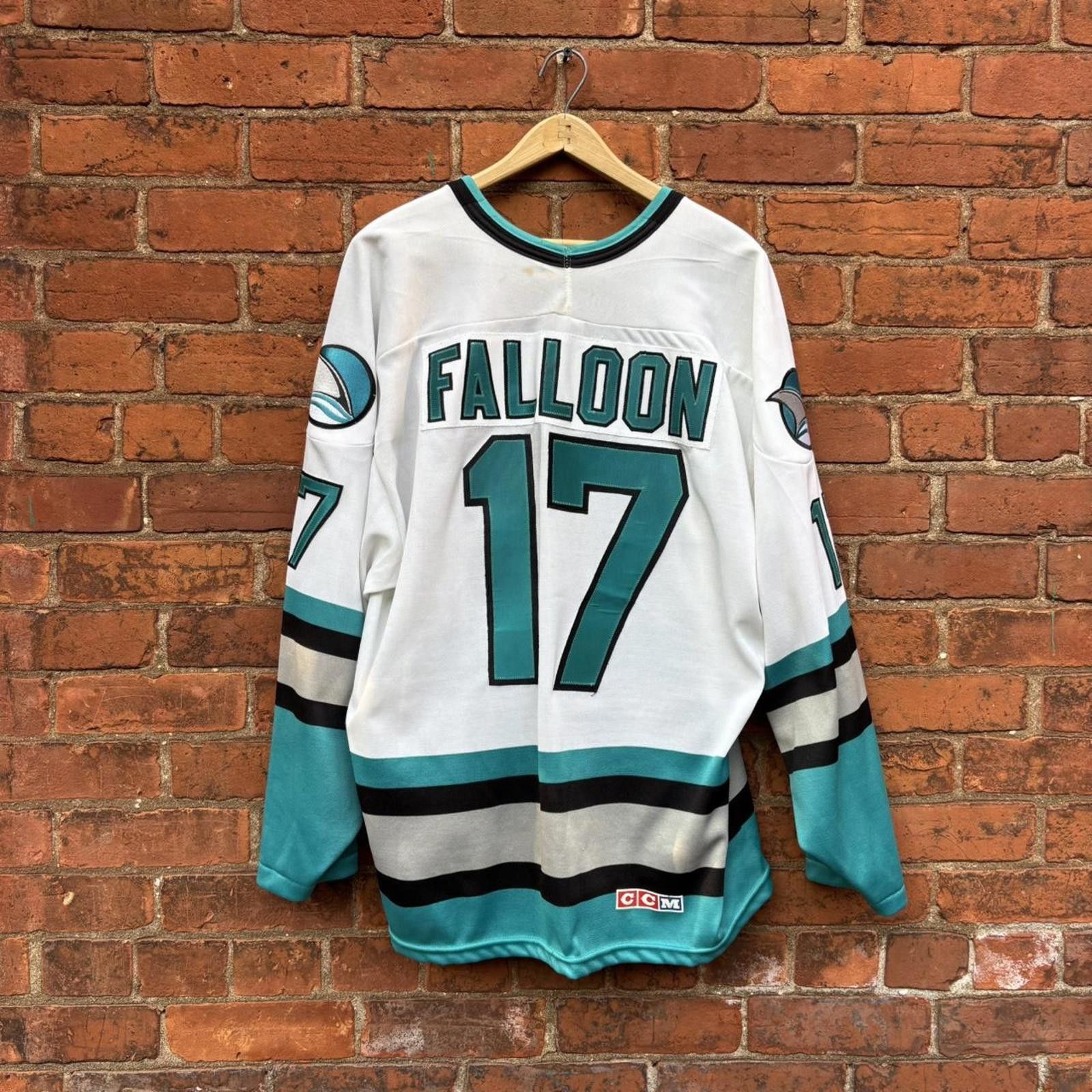 Other Vintage San Jose sharks Pat Falloon ccm maska jersey XXL Size US XXL / EU 58 / 5 - 4 Thumbnail