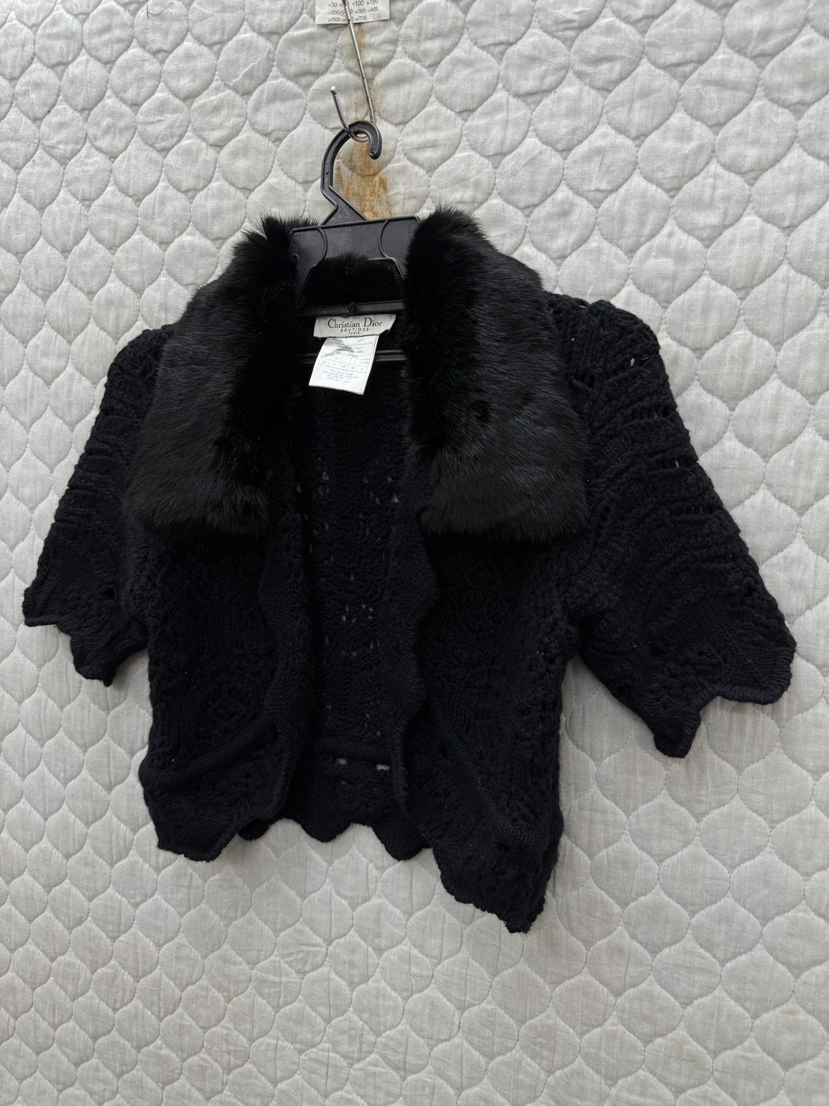 Christian Dior Monsieur 🔥🔥🔥ARCHIVE CHRISTIAN DIOR KNIT FUR CARDIGAN Size M / US 6-8 / IT 42-44 - 3 Thumbnail