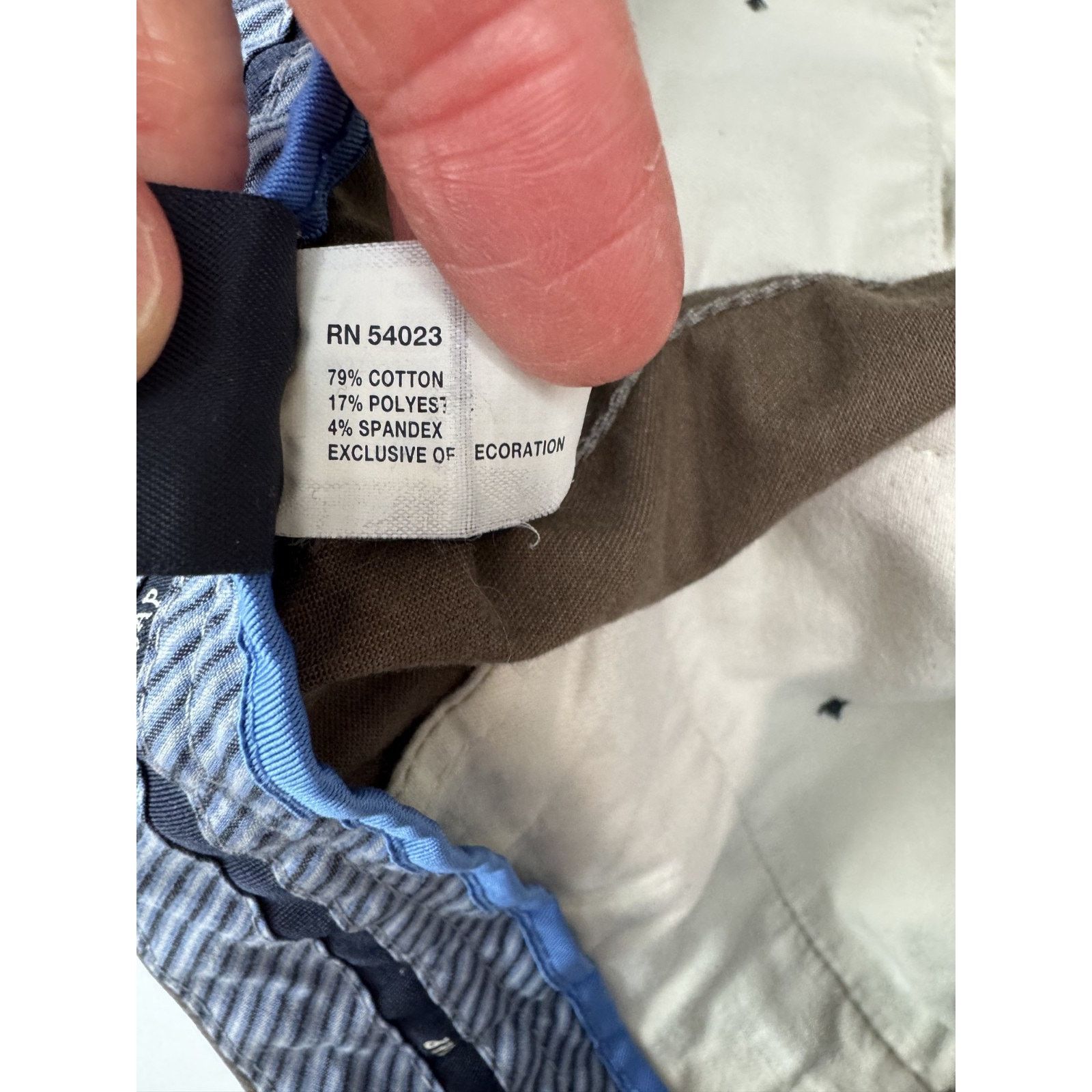 Gap GAP Men's Brown Straight Fit Pants Stretch Chinos 34 * 32 Size US 34 / EU 50 - 9 Thumbnail