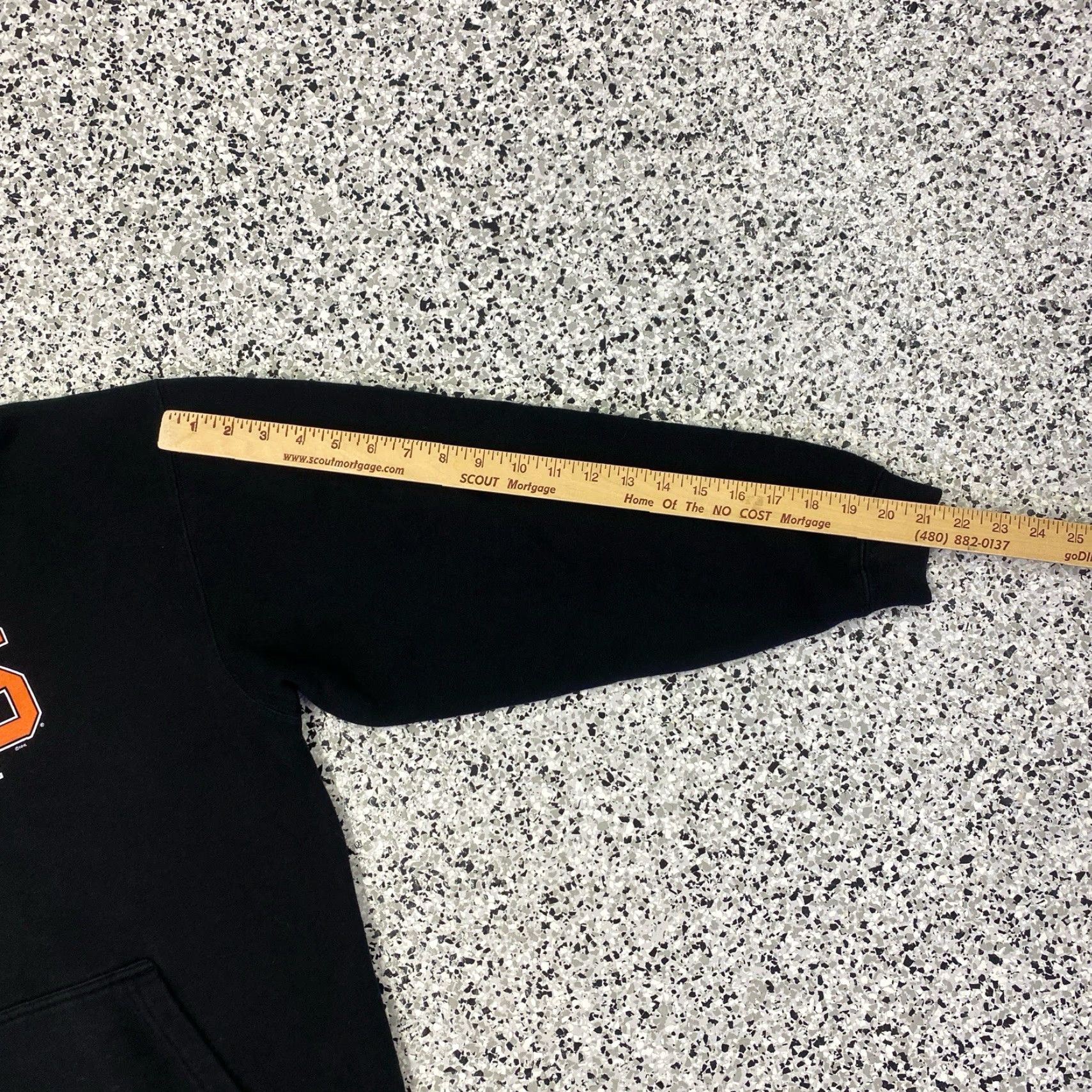 Vintage VINTAGE Philadelphia Flyers Hoodie Mens Large Black Majestic Sweatshirt 90s Pullover Hooded Graphic Print Pockets - NY? Size US L / EU 52-54 / 3 - 3 Thumbnail