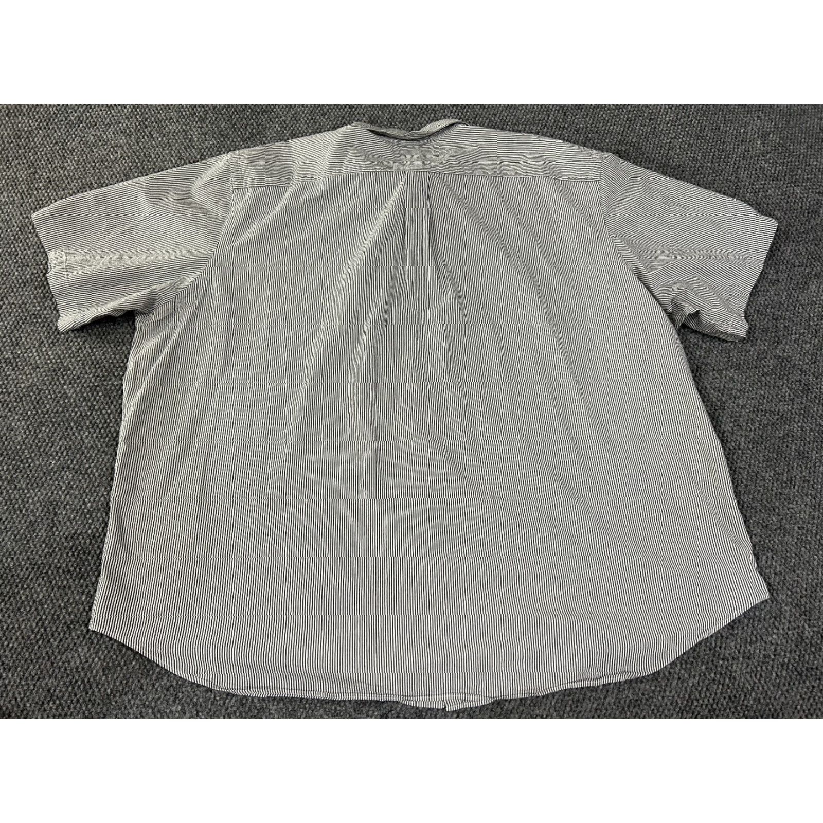 Ralph Lauren Ralph Lauren shirt Mens 4XB blue pony white striped button front classic fit Short Sleeve Button-Up Big & Tall Casual Vintage: No (omit) Size US XXL / EU 58 / 5 - 7 Thumbnail